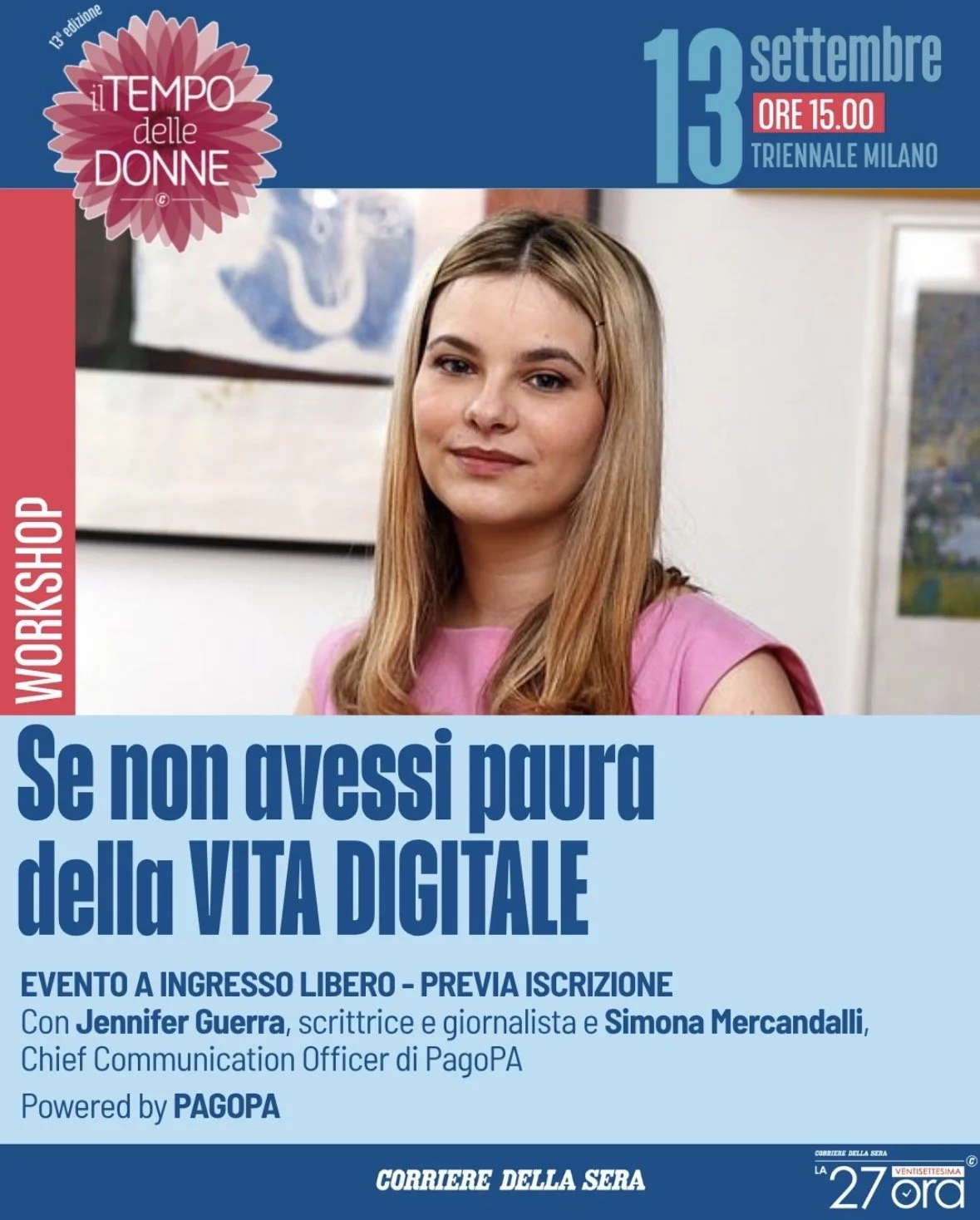 Workshop "Se non avessi paura della vita digitale" – Tempo delle donne