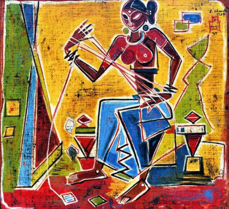 Shiavax Chavda: Grace on canvas