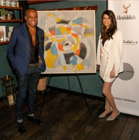 Stellar lineup of celebrity guests at 2/25 afterparty with display of works by shiavax chavda