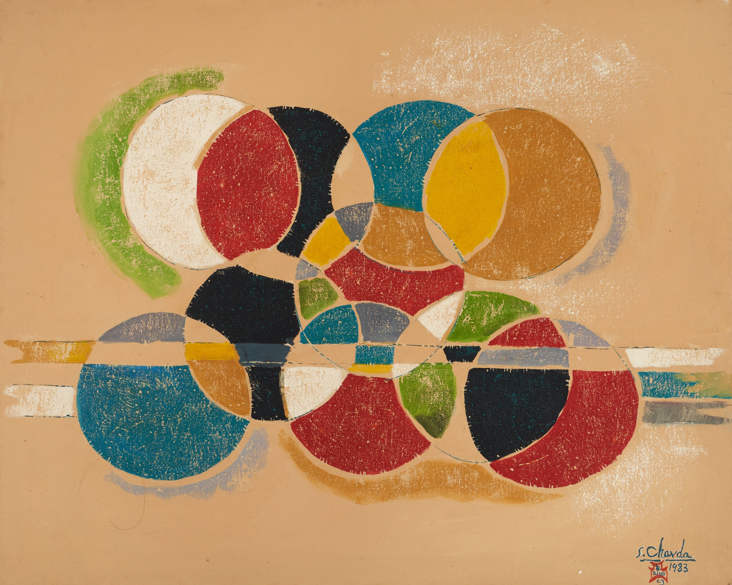 Painting
1983, Oil on canvas
81x101cm
Signed l.r.
Signed, dated and inscribed on reverse