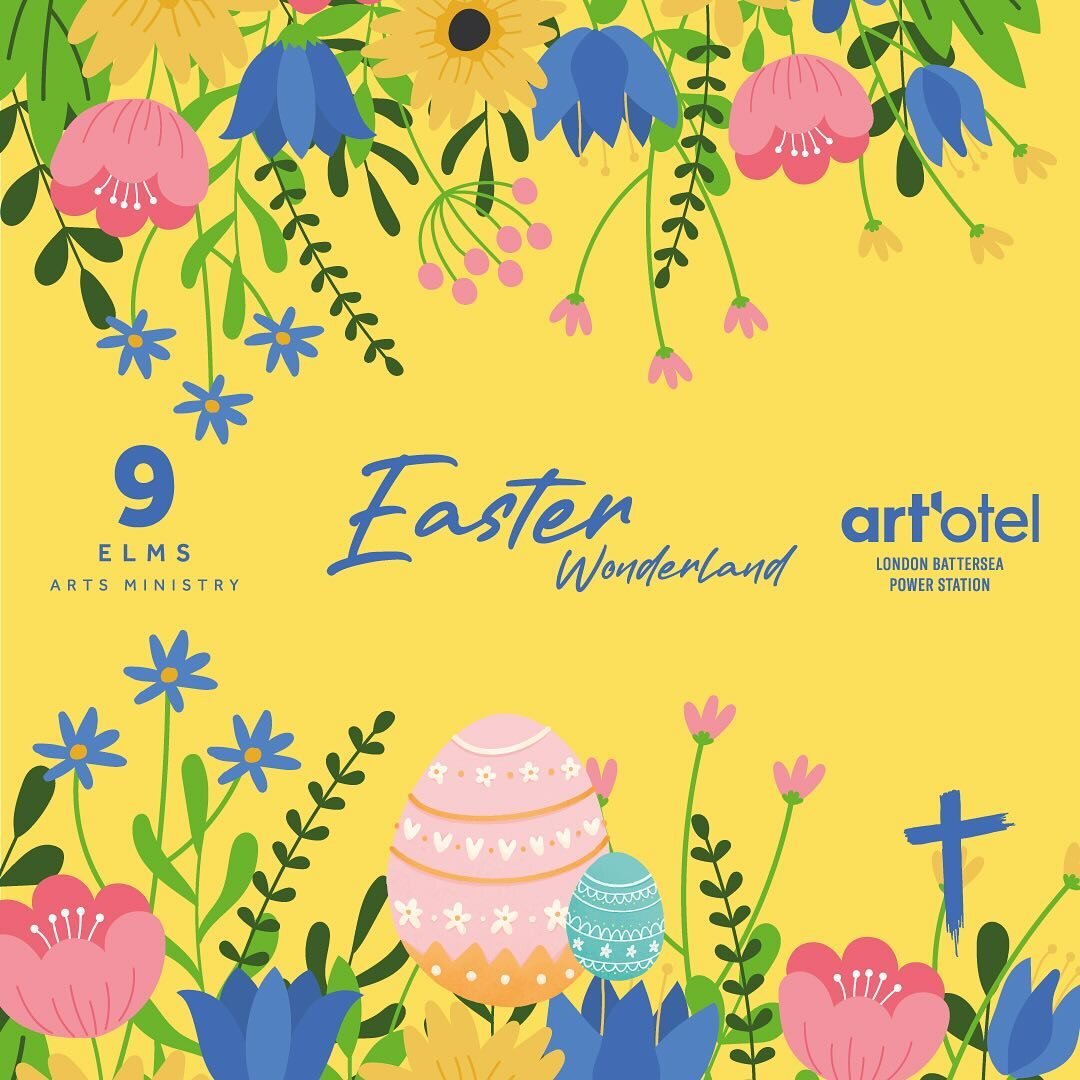 Just 5 days to go until EASTER WONDERLAND 🌼 family fun @artotellondonbattersea - right opposite @batterseapwrstn 

A magical journey through the story of Easter as we create beautiful Easter gardens, craft Easter crowns, colour stained glass windows