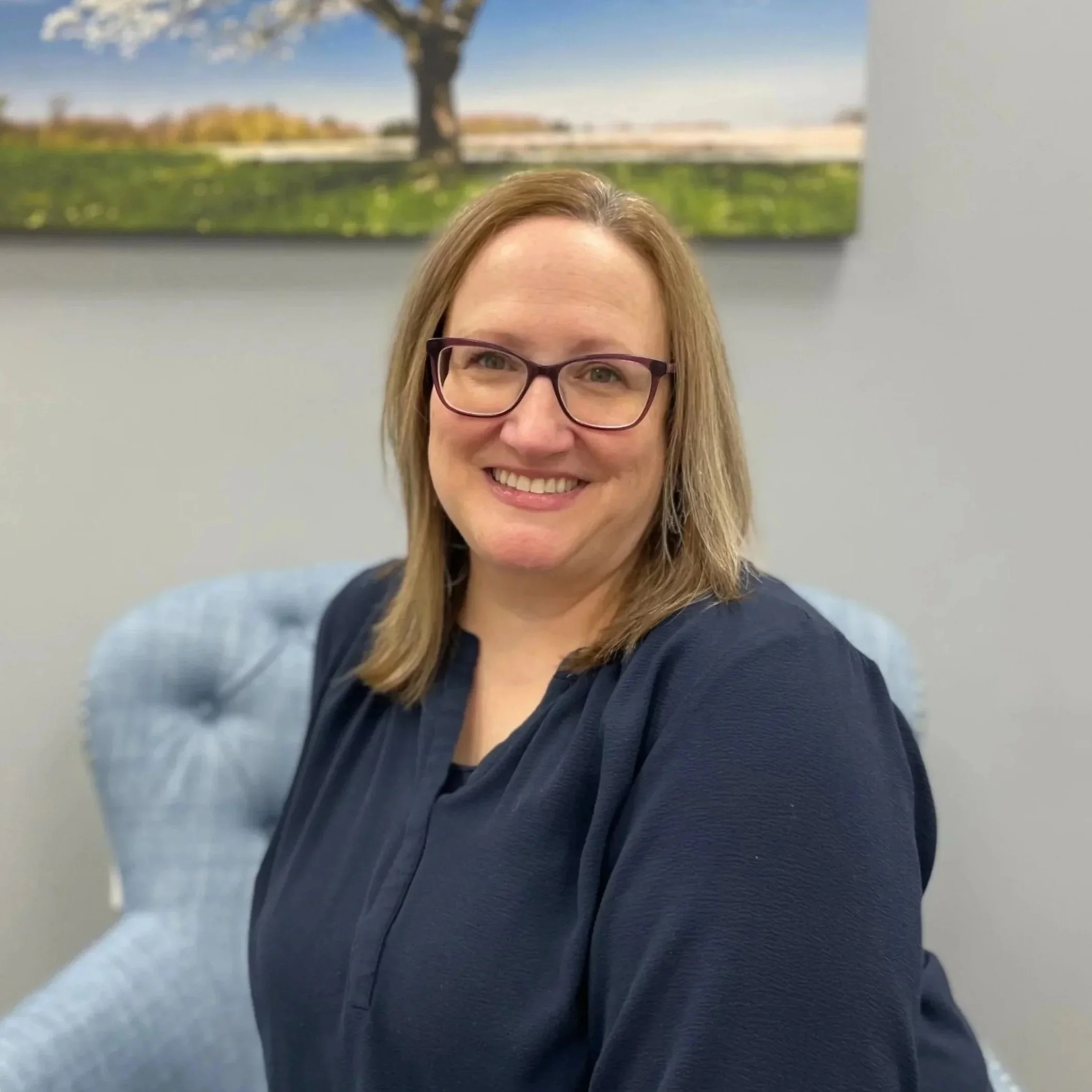 Photo of Julie Zull, LMHCA, NCC, Brainspotting Certified, IFS Trained, Gottman Trained