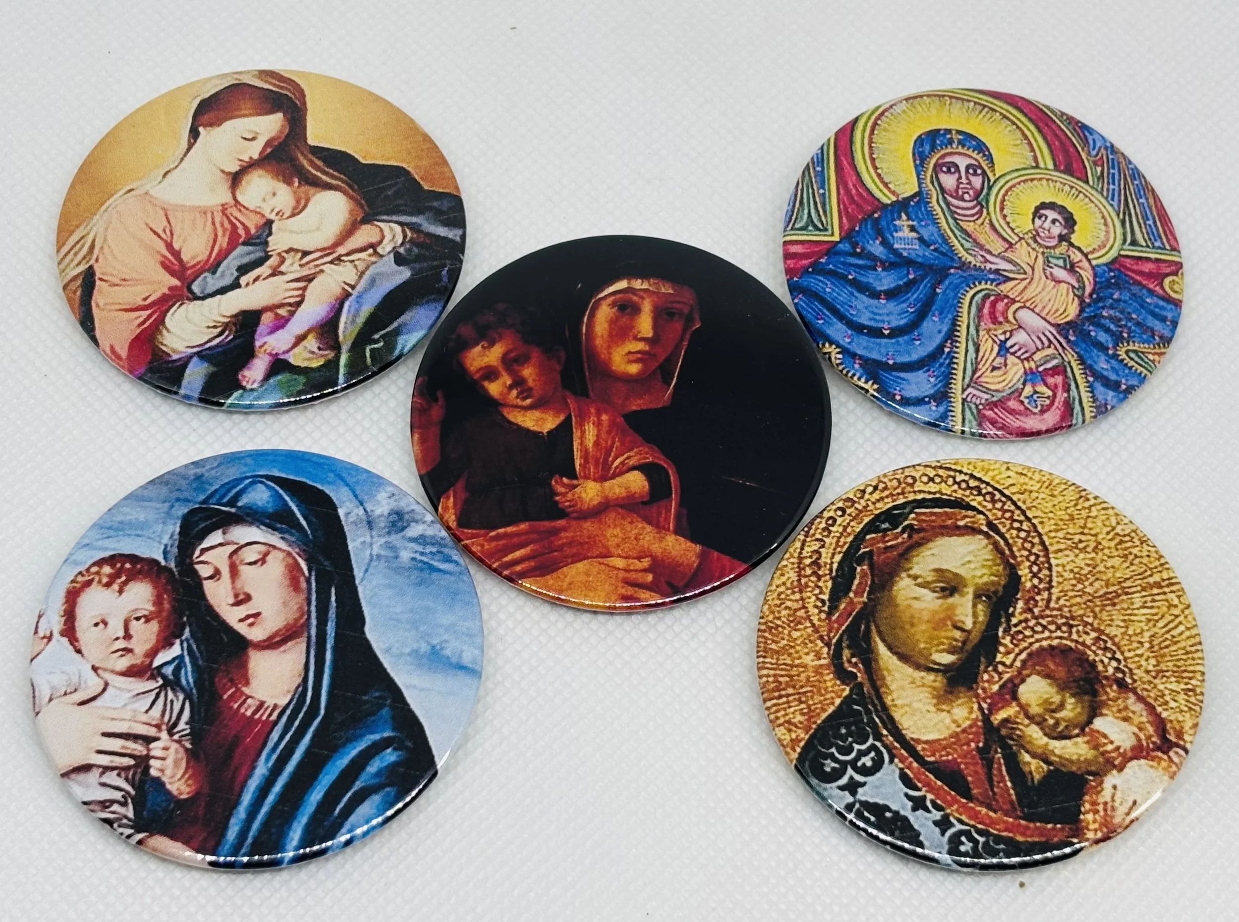 Virgin Mary Badges