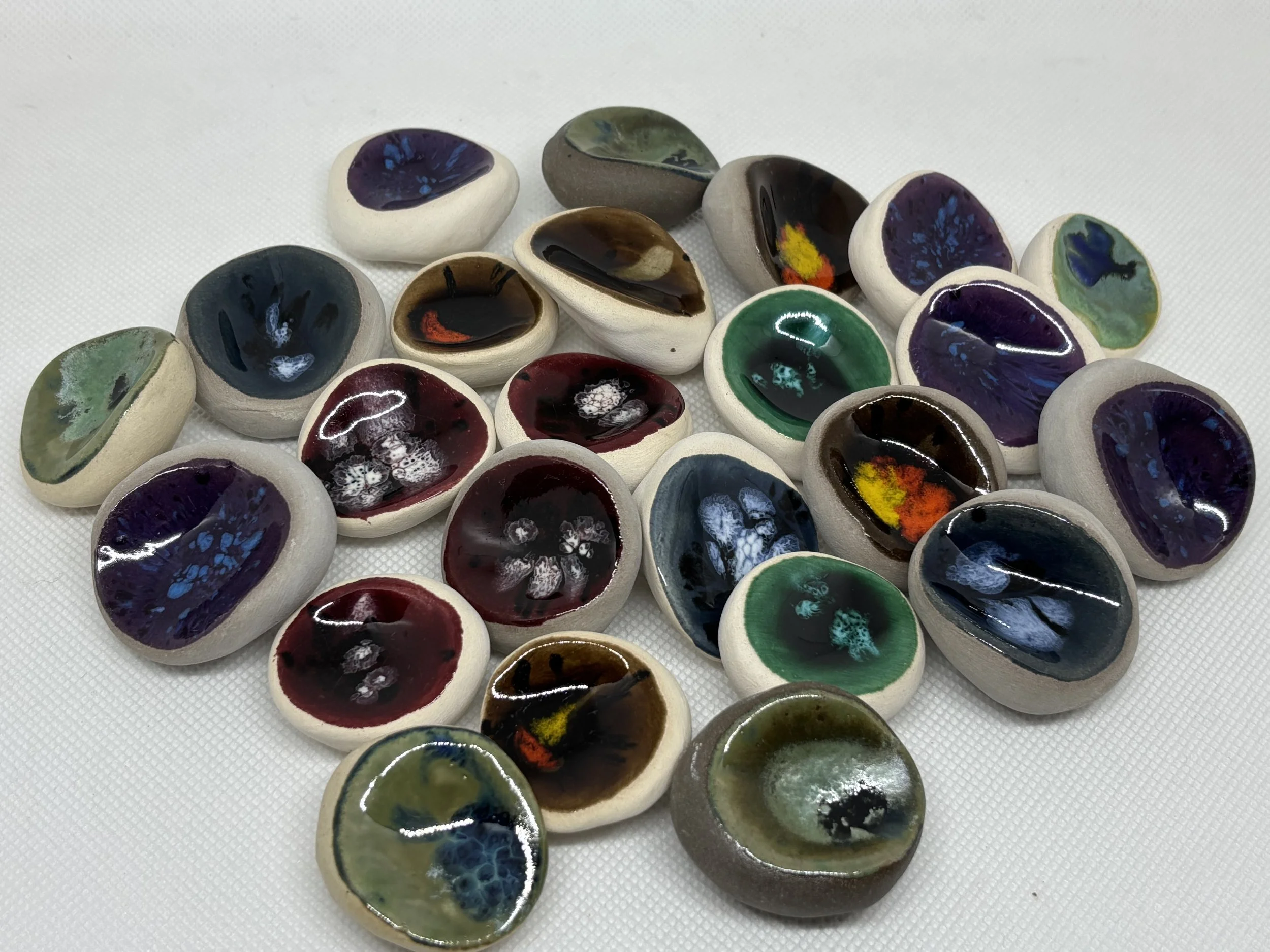 Peacock Worry Stones