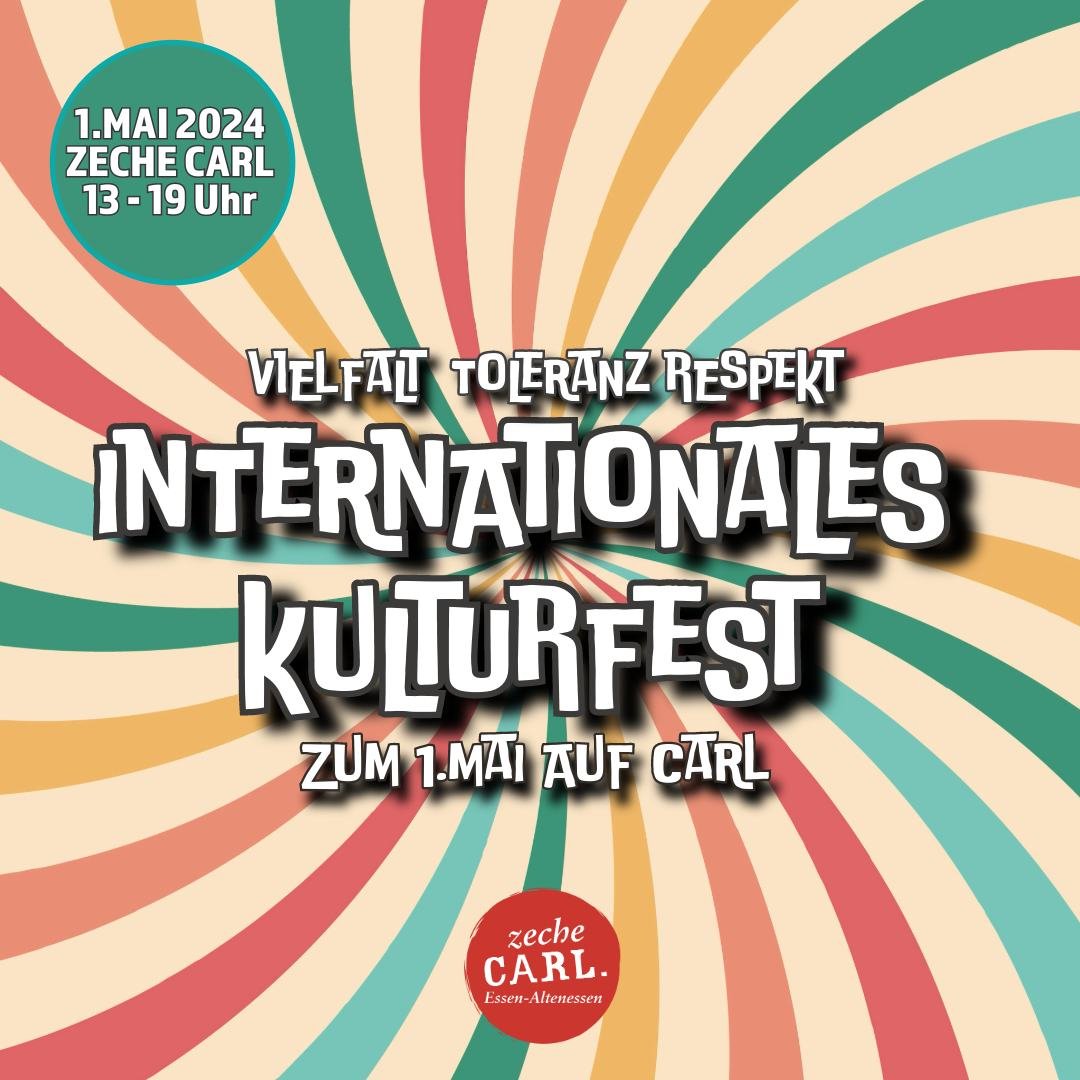 B&uuml;hnenprogramm beim Internationalen Kulturfest 2024 zum 1. Mai auf Carl:

DJ Casio
&hellip; pr&auml;gt seit drei&szlig;ig Jahren die Club-Szene des Ruhrgebiets. Anfang der neunziger machte er sich einen Namen als DJ f&uuml;r Acid Jazz und Indie.