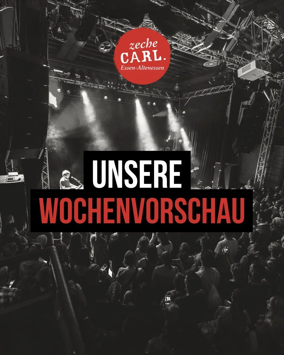 2026 - wir gehen rein! 
Mit Kultur, Musik &amp; einzigartigen Begegnungen, nur bei uns auf Carl.

Am Donnerstag gibts eine Lesung mit Kirsten Fuchs. Kirsten Fuchs ist Meisterin im ernstgemeinten Quatsch. Mit Witz, Herz und scharfer Beobachtung schrei