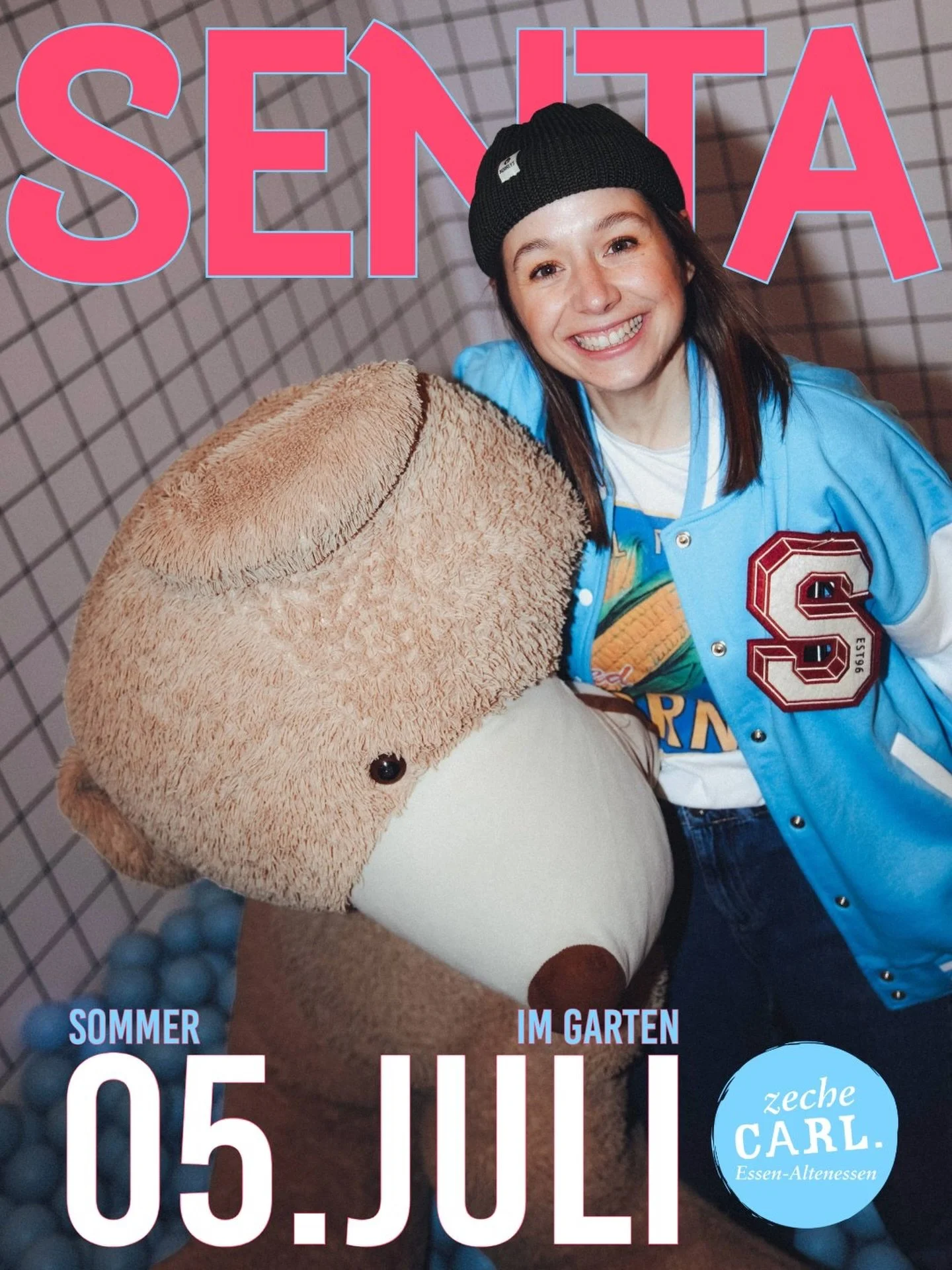 Sommer im Garten

Sonntag,05.07.26 | Zeche Carl | Einlass: 15:00 Uhr | Beginn: 16:00 Uhr | Konzert

VVK: 25&euro; inkl. Geb&uuml;hren | AK: 30&euro;

SENTA &ndash; Das Mitmach-Popkonzert f&uuml;r die ganze Familie 

Senta ist die neue Stimme in der d