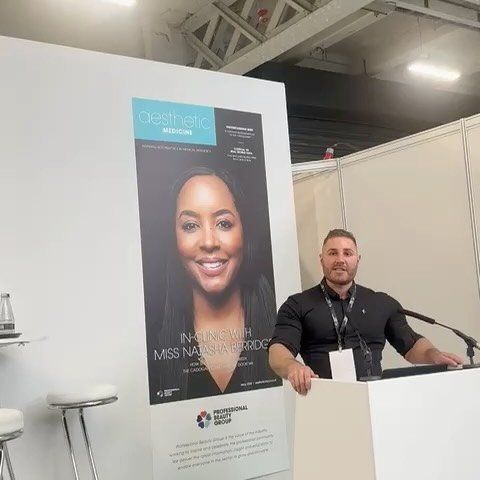 Such a wonderful experience yesterday at @aestheticmed_live - my first national conference as a speaker. I learnt so much from some incredible industry colleagues and it was a joy to impart my knowledge and experience of polynucleotides for hair loss