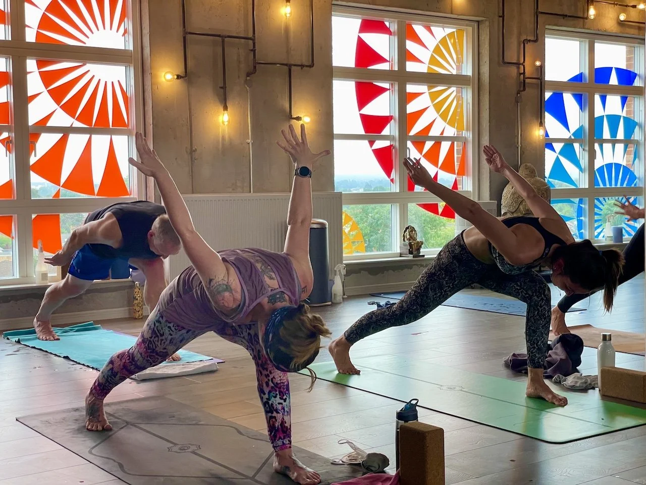 The different ways of breathing in a hot yoga class