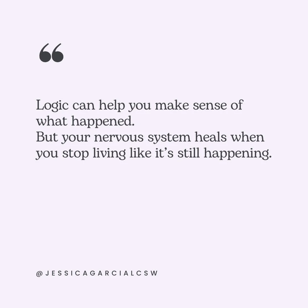 Logic can help us understand the story.
But healing happens when the body no longer has to stay on high alert.
If your nervous system is still living in survival mode, it doesn&rsquo;t mean you&rsquo;re broken.
It means you adapted.
And now you get t
