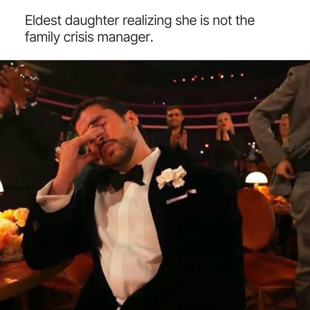Eldest daughter chronicles and boundary setting meme fun 🤩 #eldestdaughter #latinatherapist #boundaries #badbunny