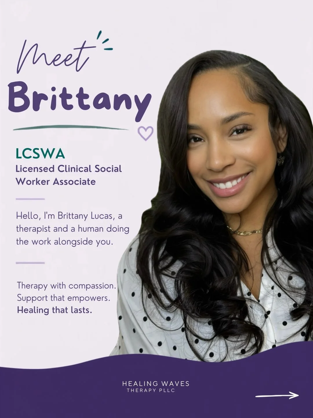 Brittany, is now accepting new clients. 

Availability may change, so you can always find the most up-to-date information on our website.

Free consultations are available. Comment below and we will set you up! 

#Raleightherapist #raleighspanishther
