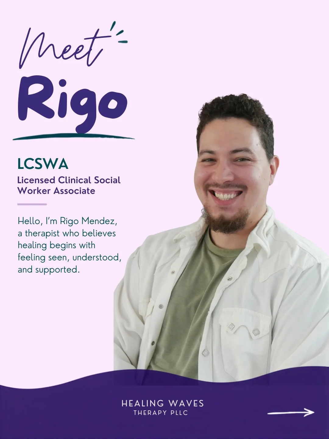 Comment below for Rigo&rsquo;s direct link :) Availability may change, so you can always find the most up-to-date information on our website.

Free consultations are available when there is open availability.

#Raleightherapist #healingwavestherapy #
