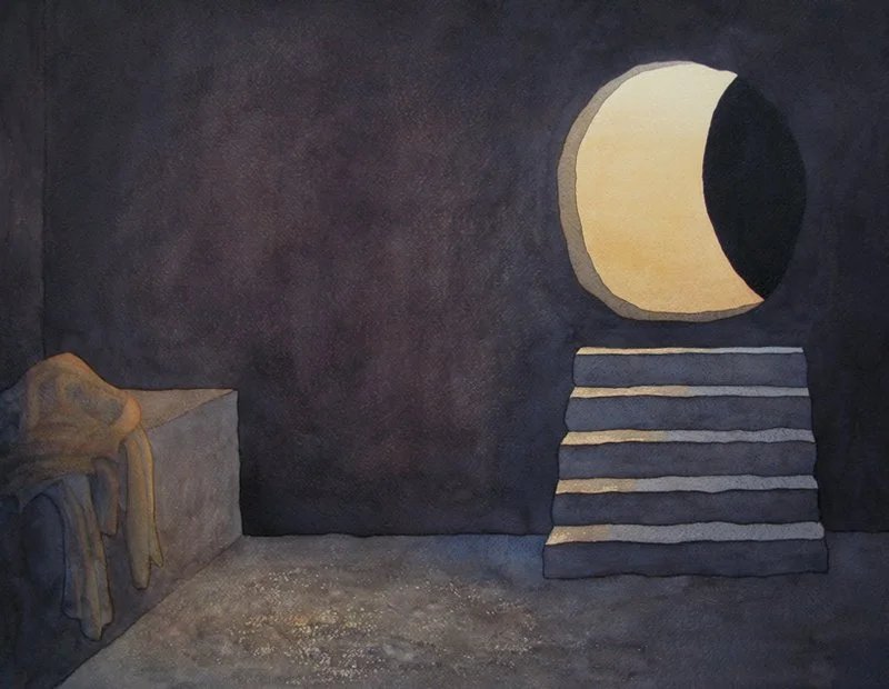 He is risen indeed, alleluia!
Happy Easter to everyone.

📷 The Empty Tomb, 2013
Richard Bavin (b.1957)
Methodist Modern Art Collection at St Mary's