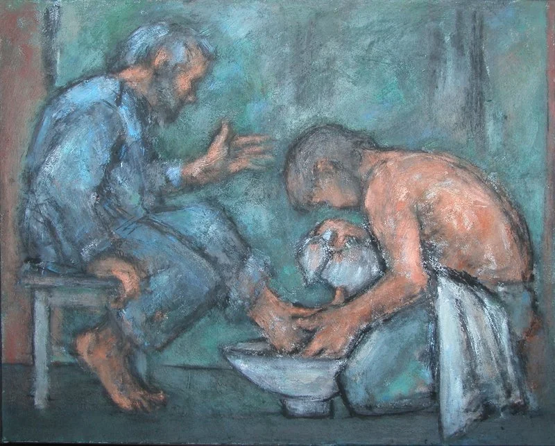 Maundy Thursday.

The day that commemorates the last supper that Jesus shared with his friends.
The night Jesus washed his friends feet.
The night he prayed at Gethsemane.
The night he was betrayed.

19.30 The Liturgy of the Lord's Supper with Watch 