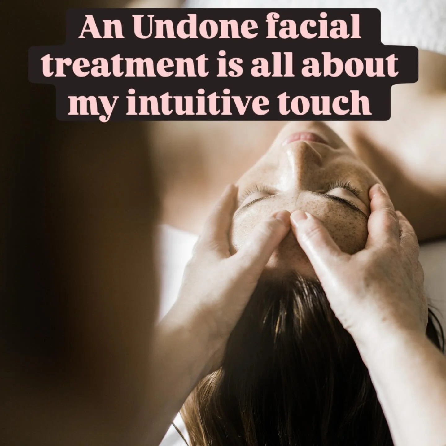 Step into serenity from the moment you enter. If you're looking to escape reality and recharge, you're in good hands with me. It's more than just a facial - it's a journey. A reset for your nervous system, an Undone face massage is intuitive, healing