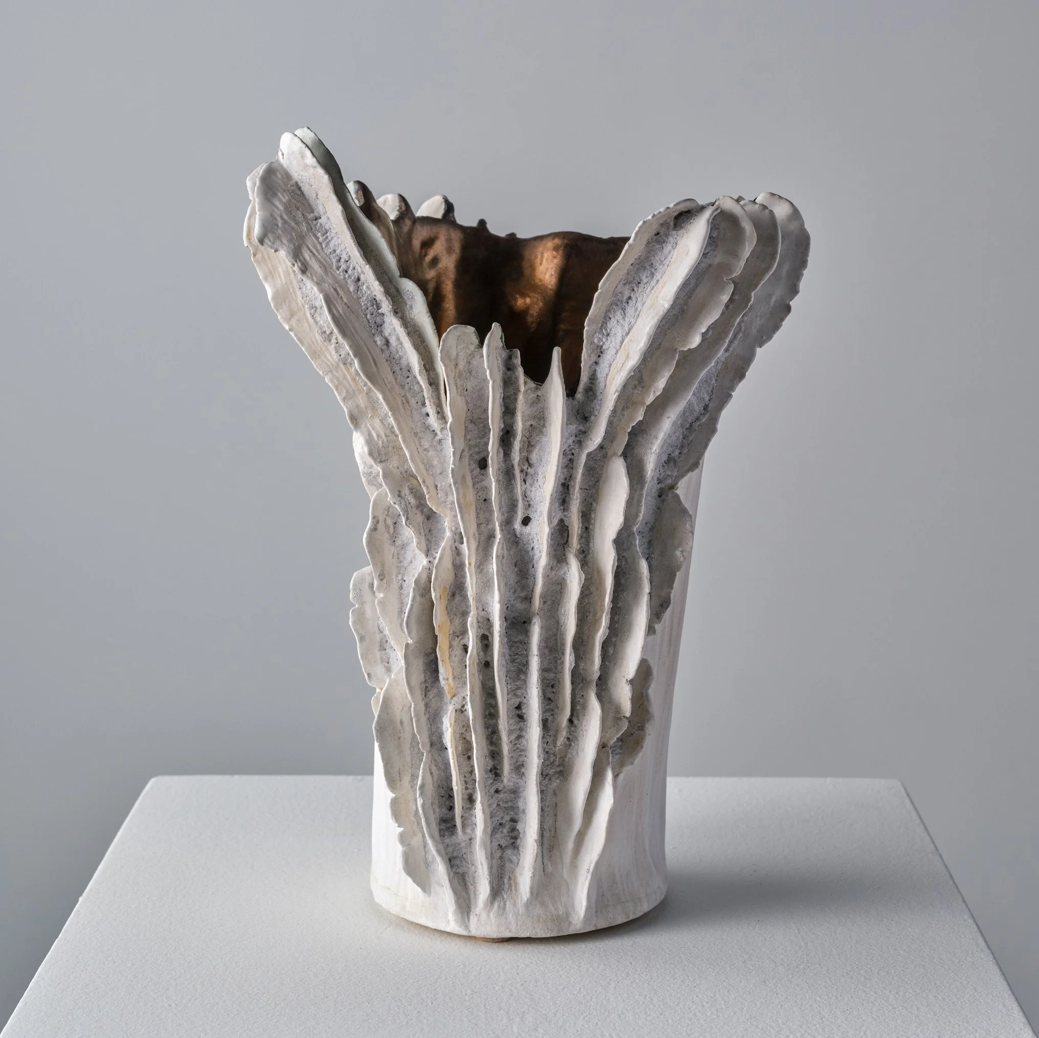 White Lamella Vessel, 2026