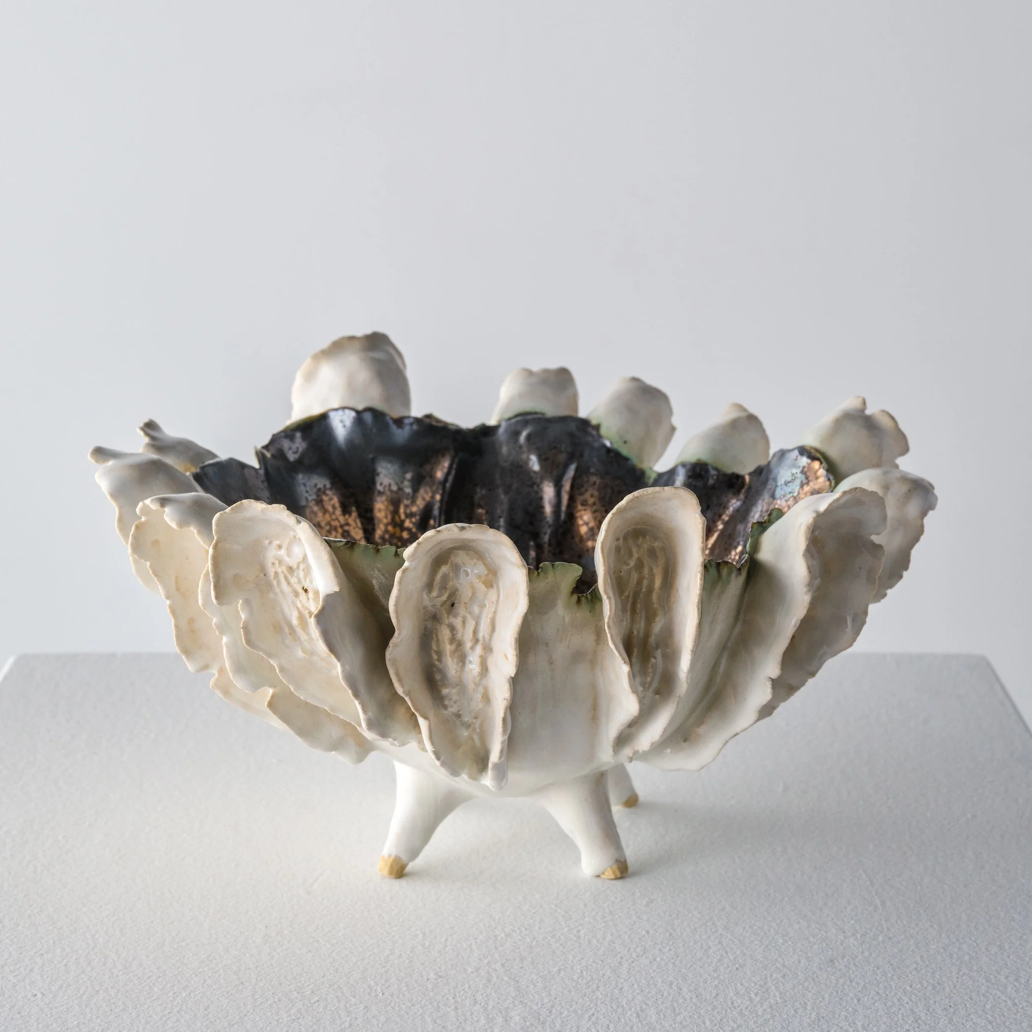 Petale Medium White Footed Bowl, 2026