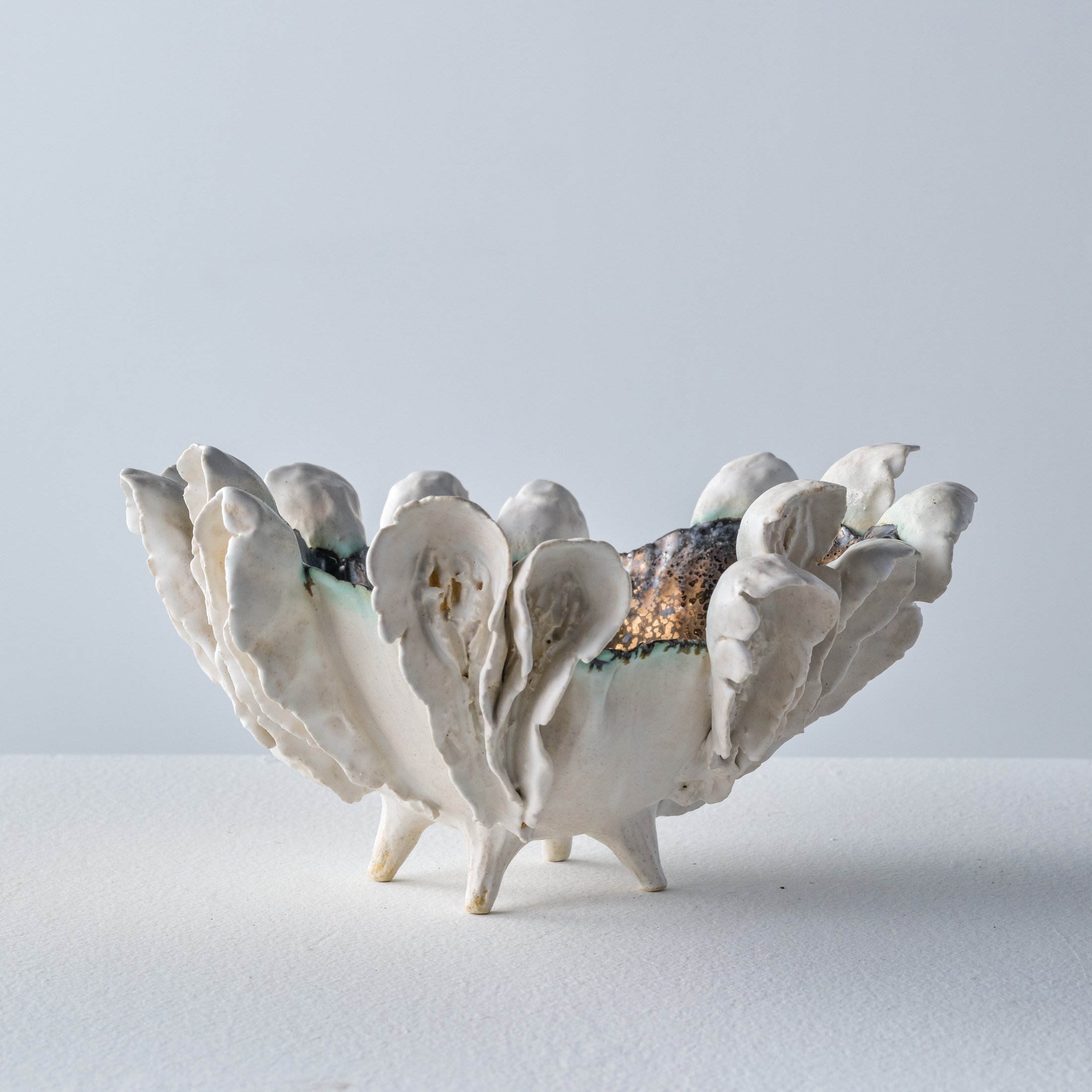 Petale Small White Footed Bowl, 2026