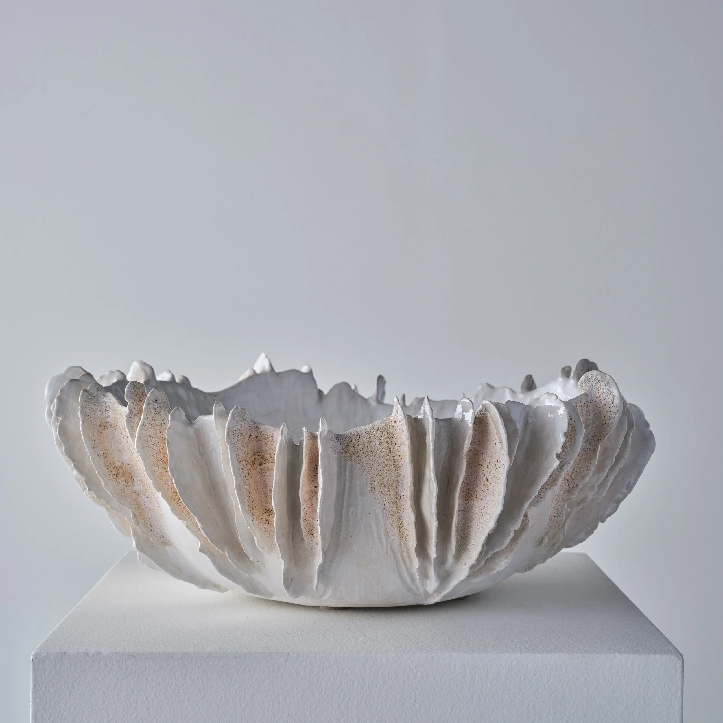 Lamella Large White Bowl, 2026
