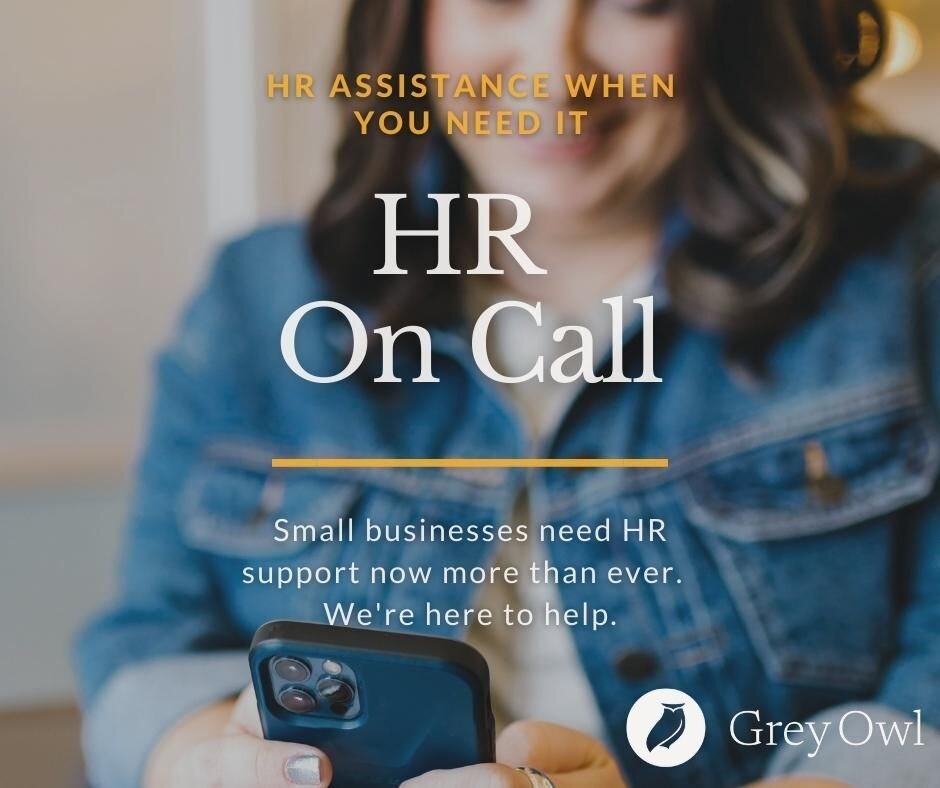 Got #HR questions? Don't have time to research them yourself? Not sure if you have the right information? Let us help! With our HR on Call option, you can pick up the phone or send us a quick email and know you have an HR expert who knows you and you