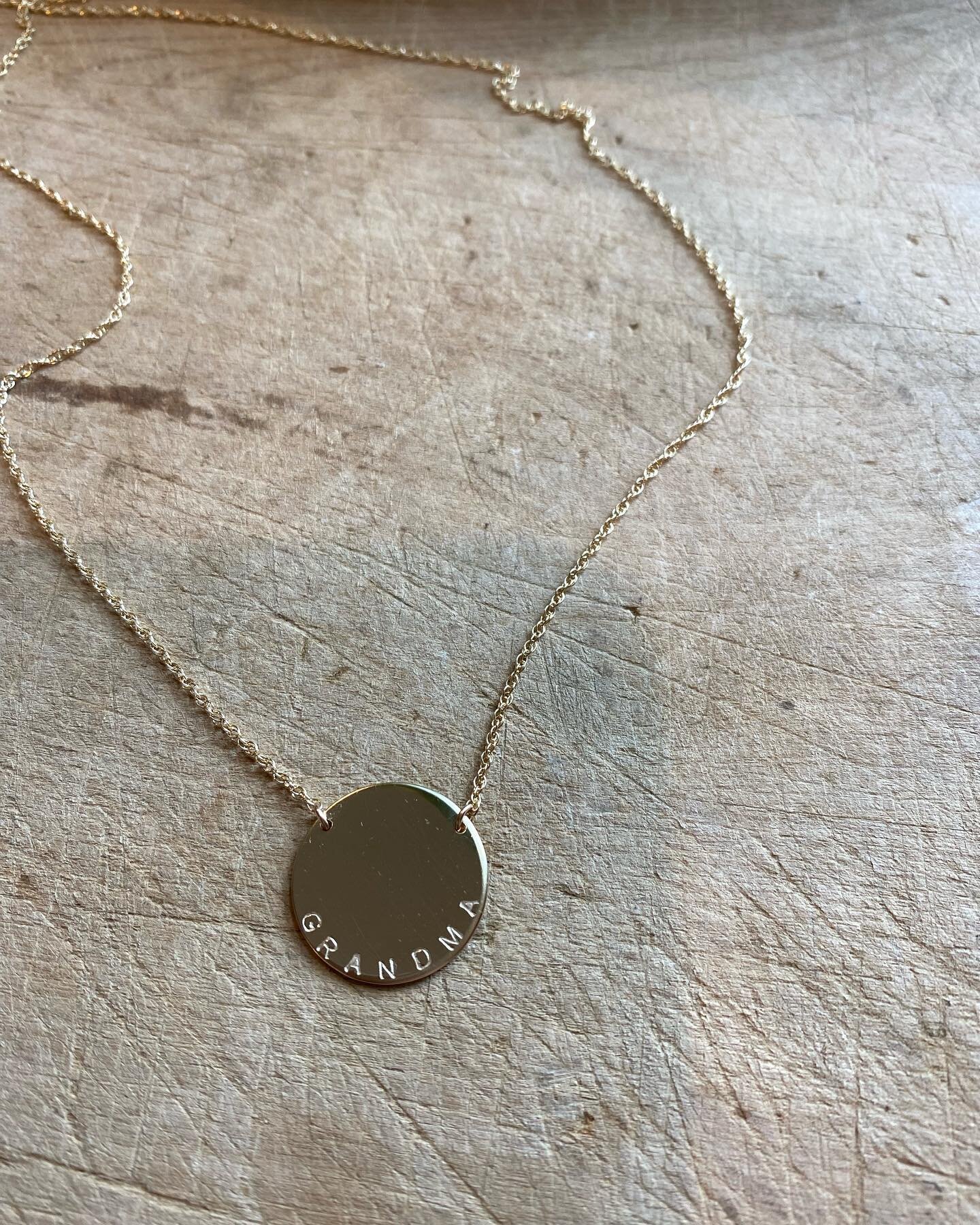GRANDMA | 🫶🏼

I made this necklace for my sweet grandma for Mother&rsquo;s Day. If anyone knows her, they know she is the most selfless being. She raised nine kids and is the best grandma and great grandma to us all. 

Does your grandmother go by a