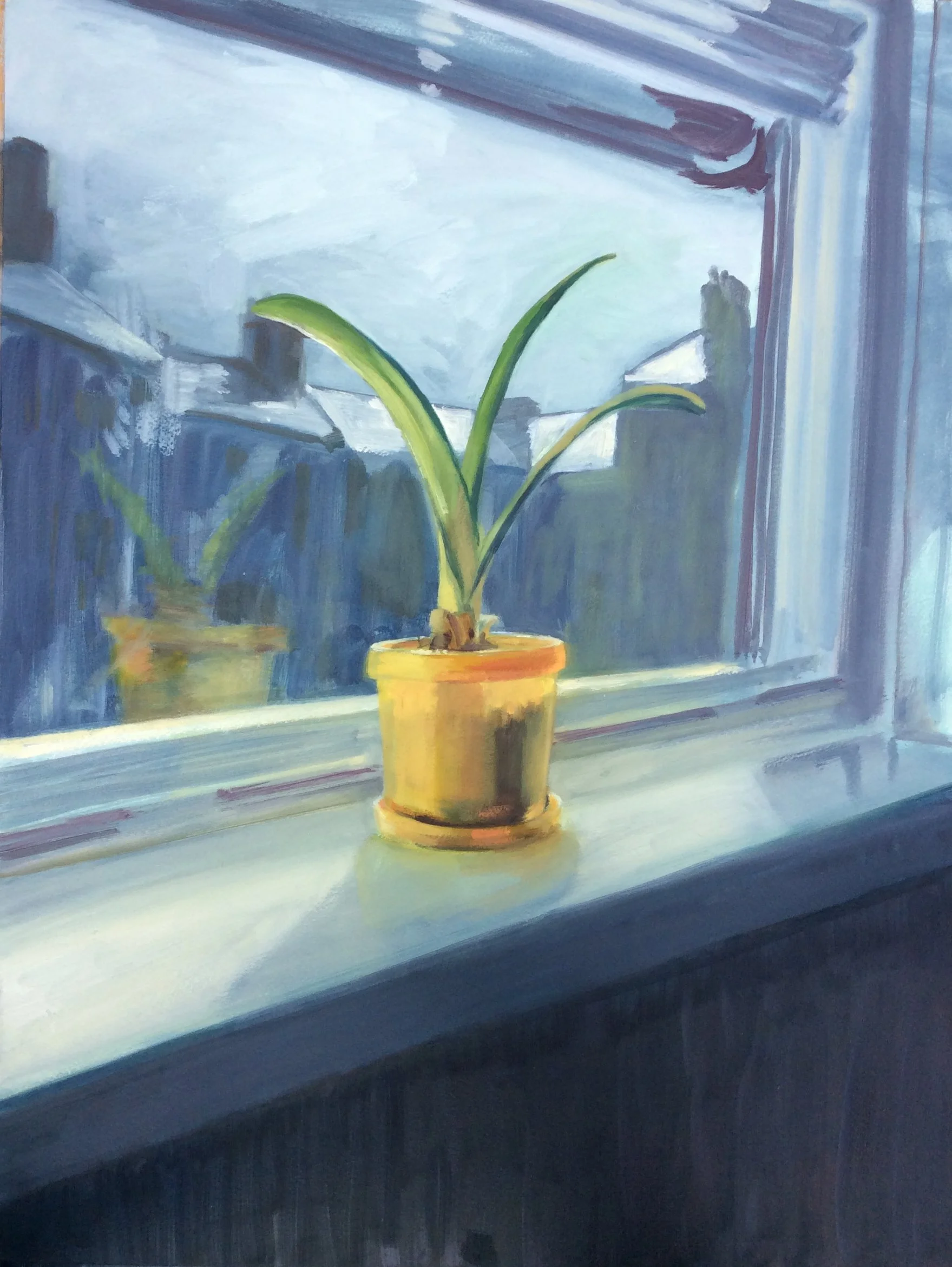 50 - View from No1, acrylic, 72x54cm