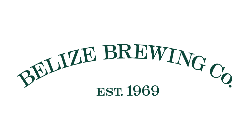 Logo of Belize Brewing Co., established 1969, with text curved around a stylized beer mug with bubbles.
