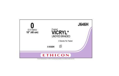 0 Coated Vicryl  #J646H