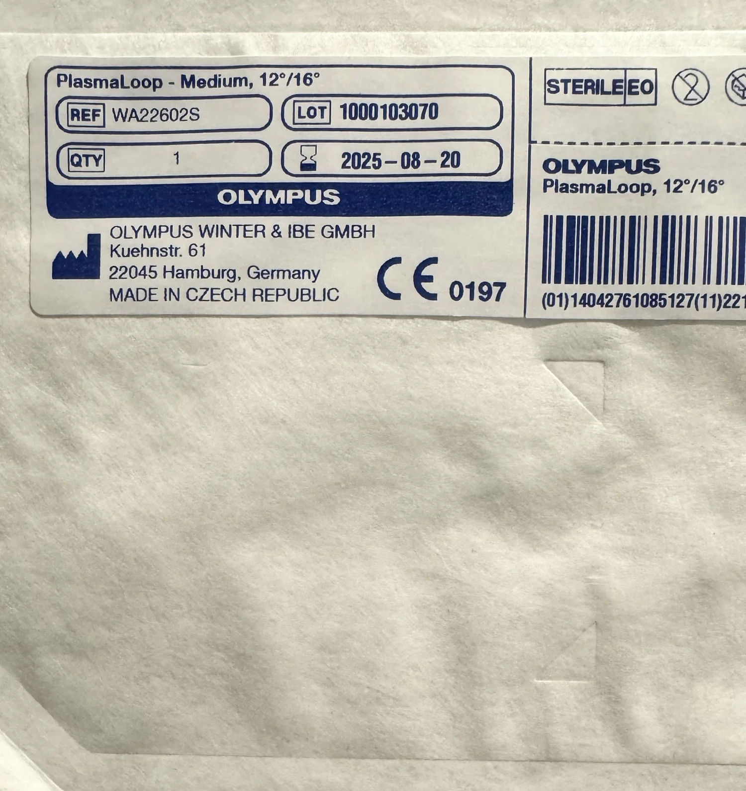 OLYMPUS Resection Electrode PlasmaLoop Medium 24FR