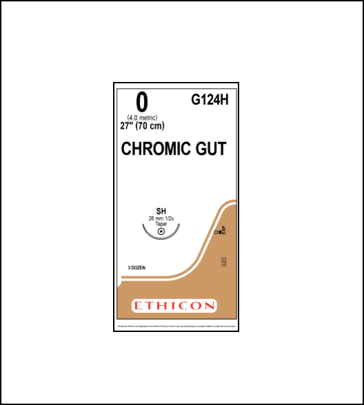 0 Chromic Gut on SH #G124H