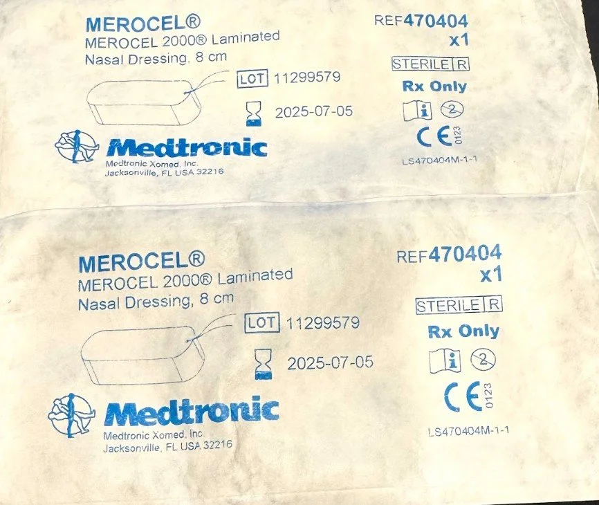 Merocel® 2000® Laminated Nasal Dressing 8 cm.