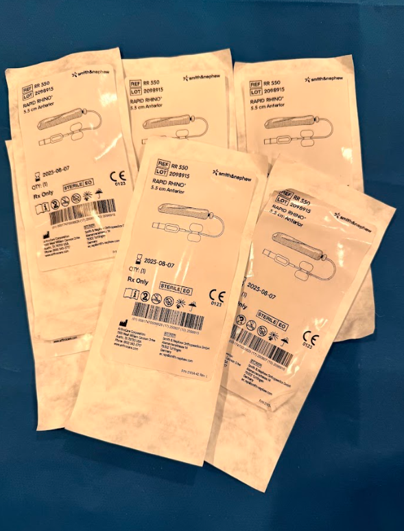 Rapid Rhino 5.5 cm Anterior Epistaxis Nasal Pacs