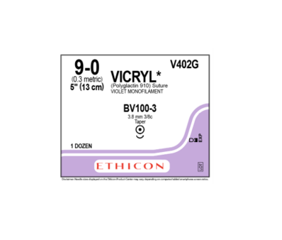 9-0 Vicryl on BV100-3 #V402G
