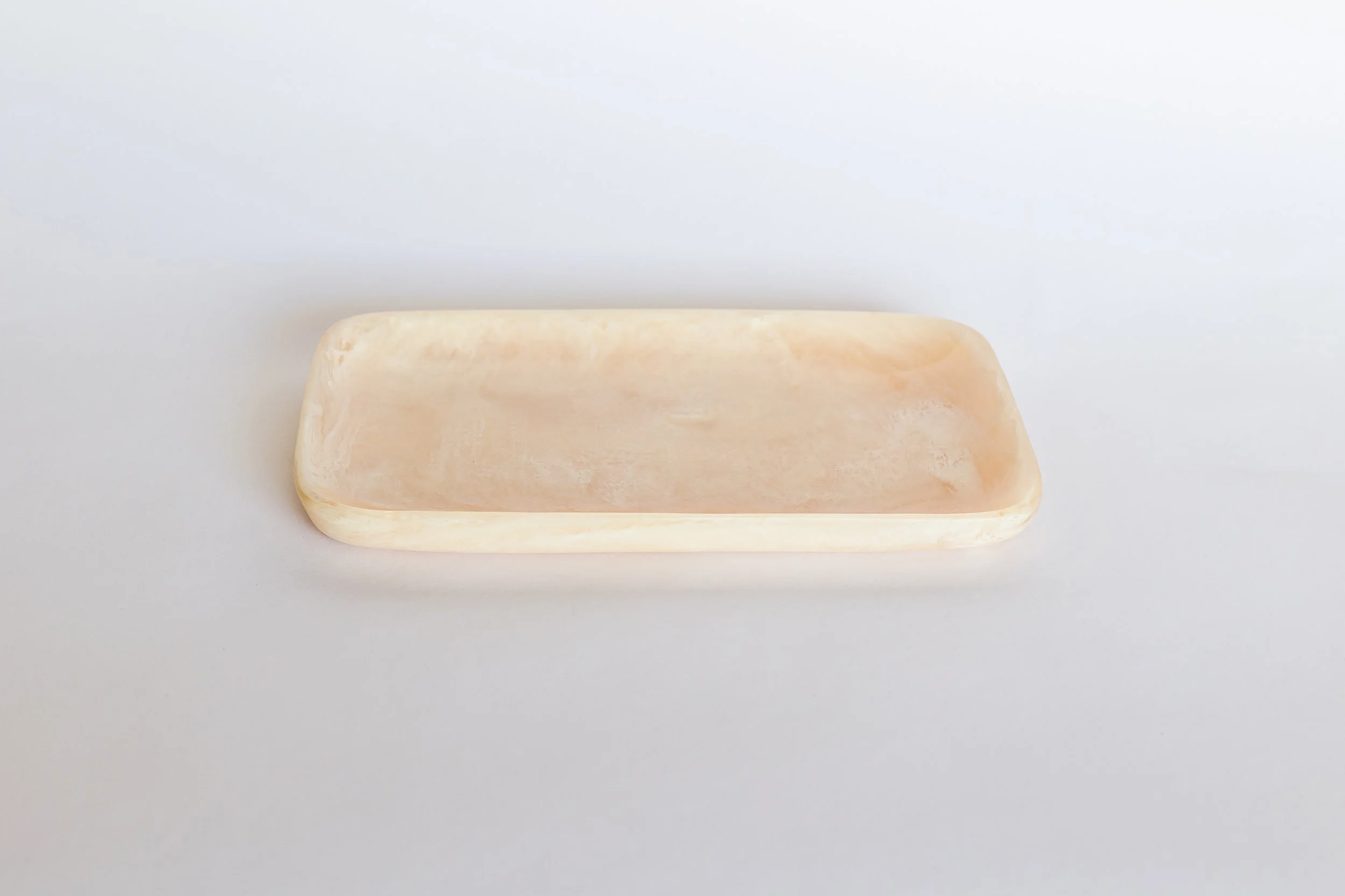 Blush Pink Resin Tray