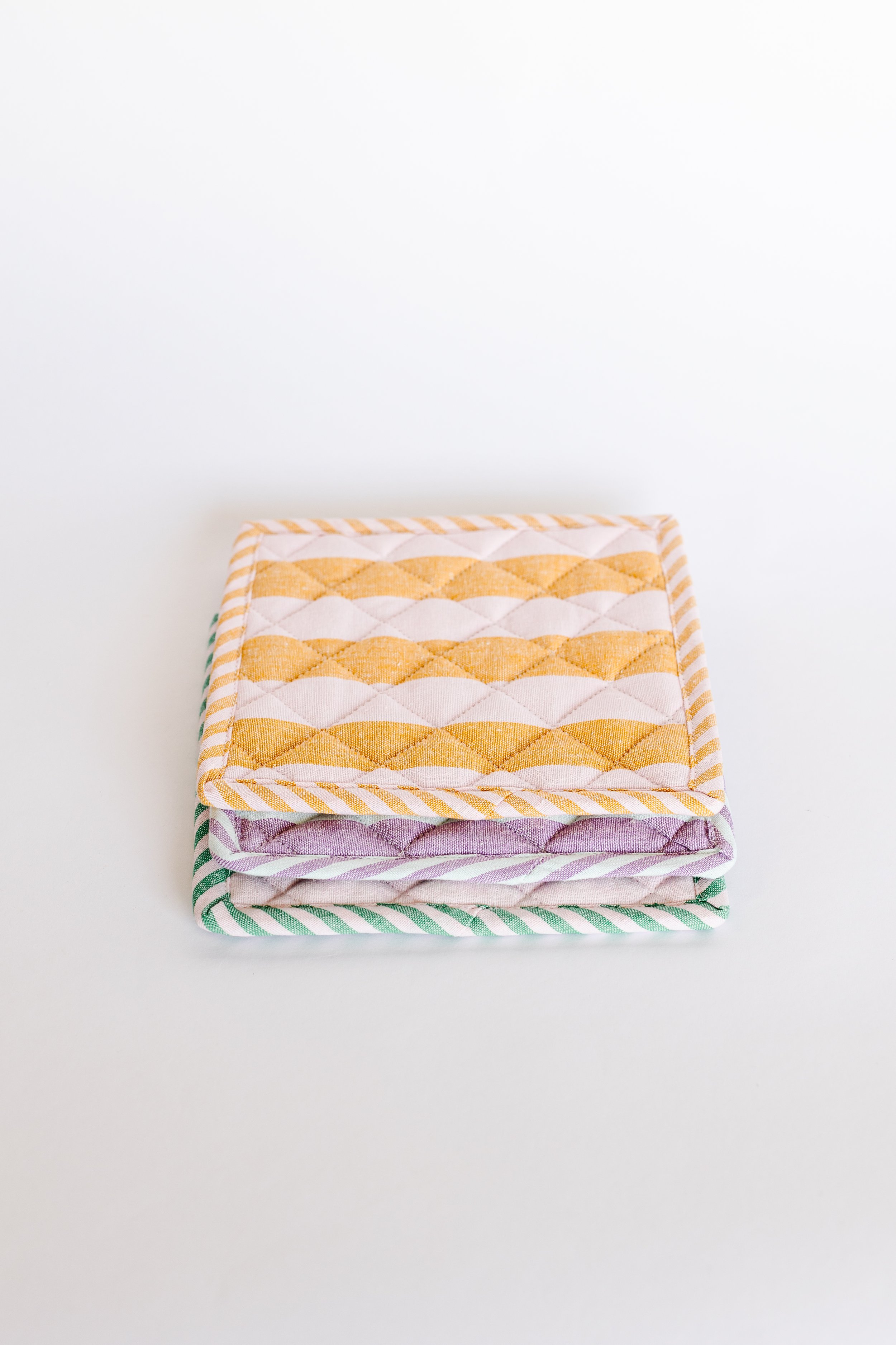 Striped Potholders