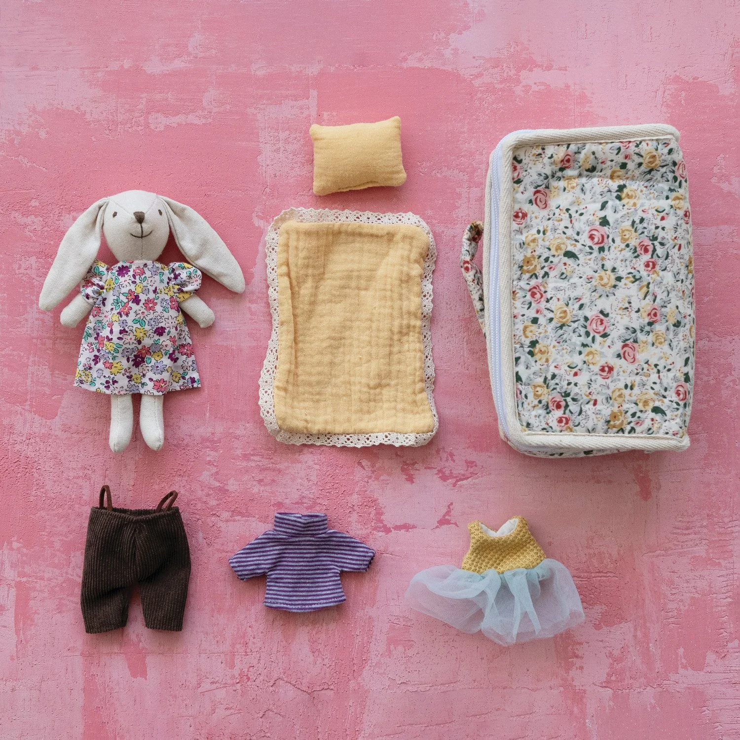 Bunny Set with Travel Case