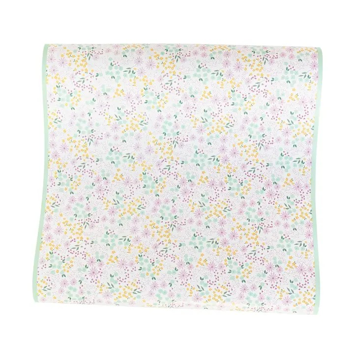 Ditsy Floral Paper Table Runner