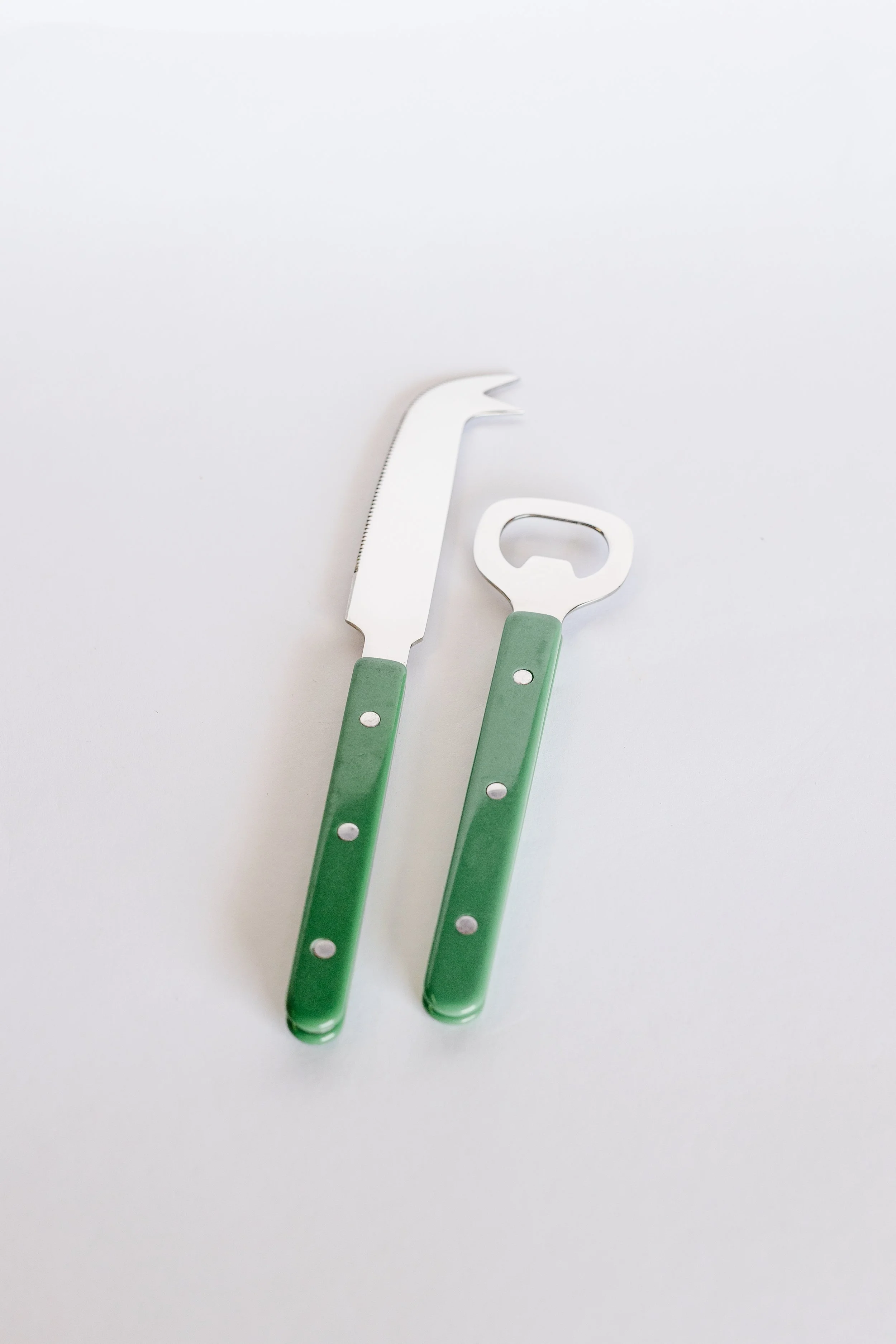 Green Handled Cheese Knife