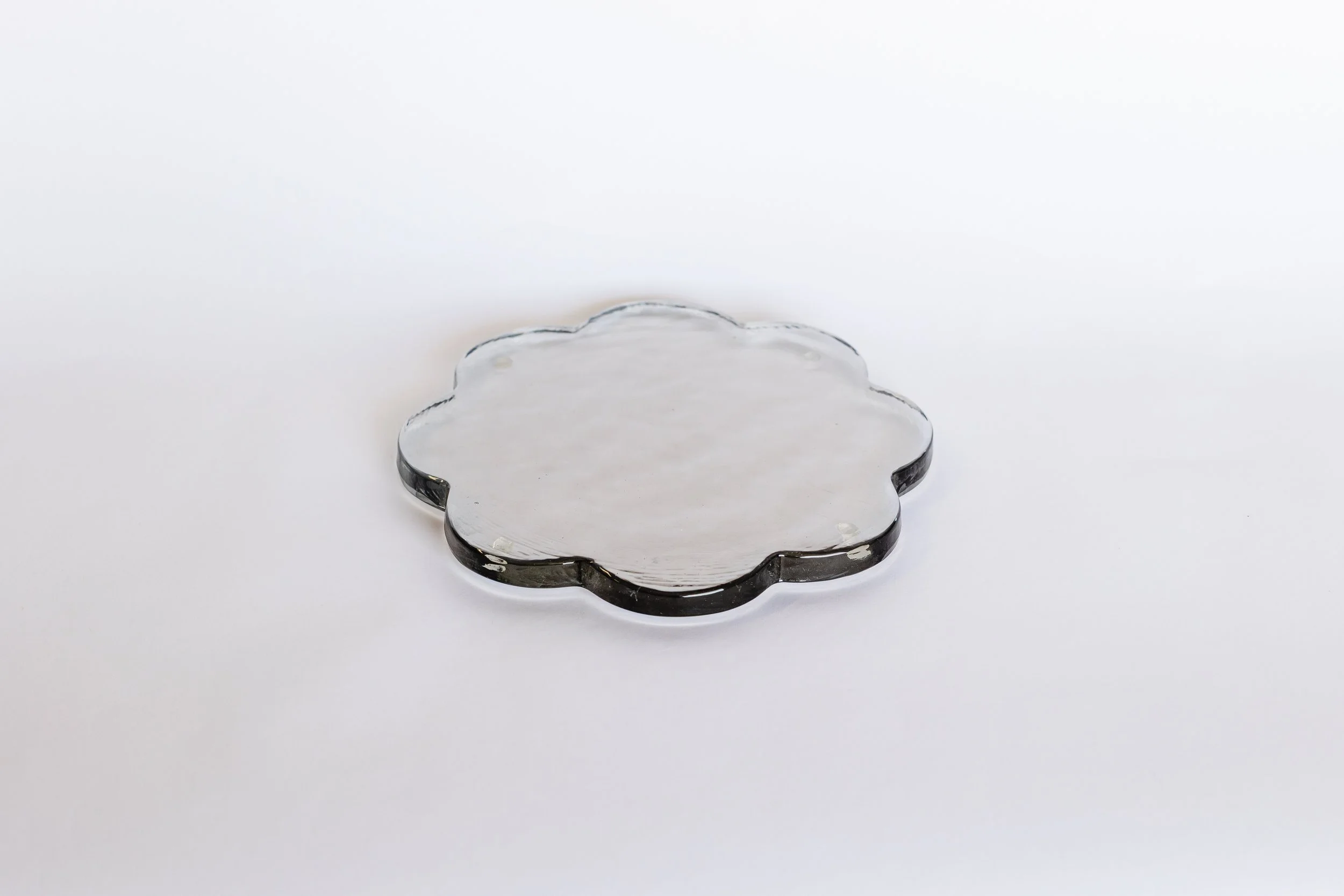 Pressed Glass Scallop Board