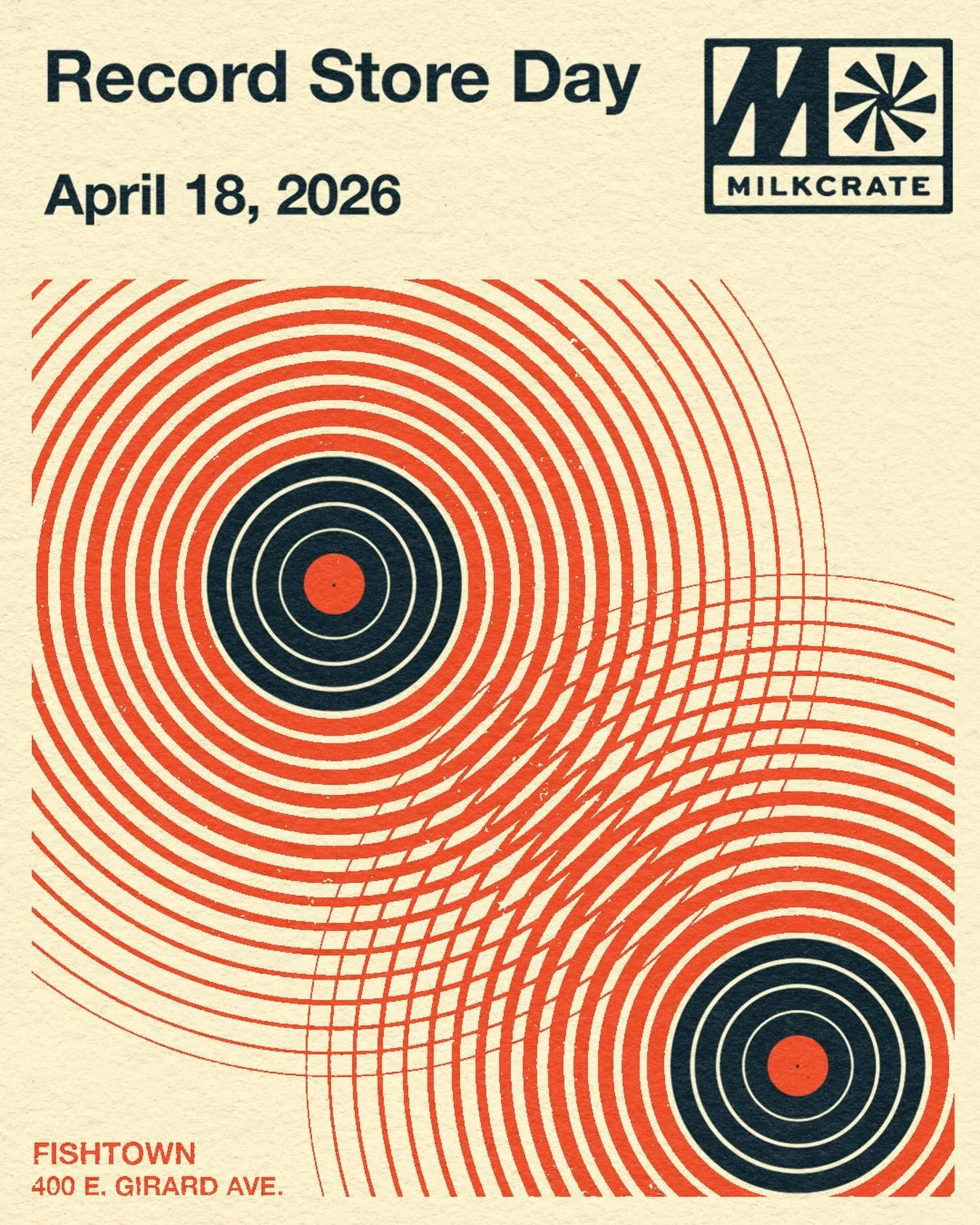 Heyo!! 📢
Join us Saturday, April 18th from 8AM&ndash;5PM for our annual super funky shindig to celebrate Record Store Day 2026 at our Fishtown location!
We&rsquo;ve got a lineup of top-notch vinyl selectors spinning choice cuts all day on our vintag