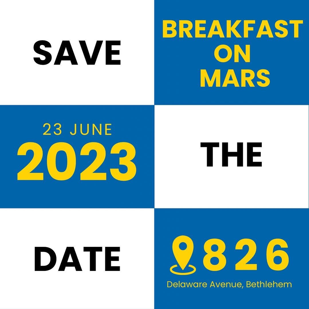 Save the date! #breakfastonmars