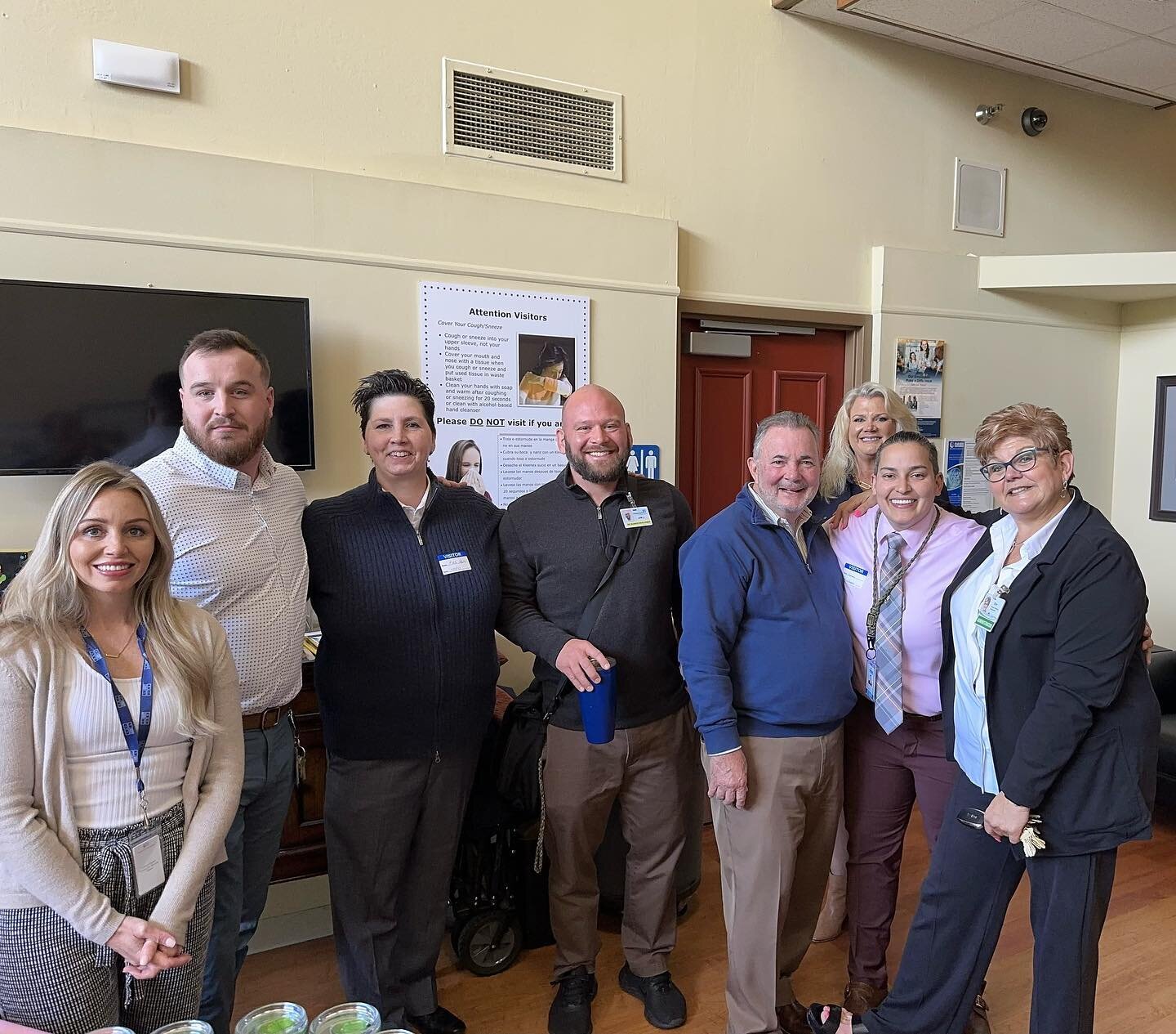 Love it when we get to connect with our community partners. Thank you Brooke Glen Behavioral Hospital for allowing us to tour your facility and meet your staff.