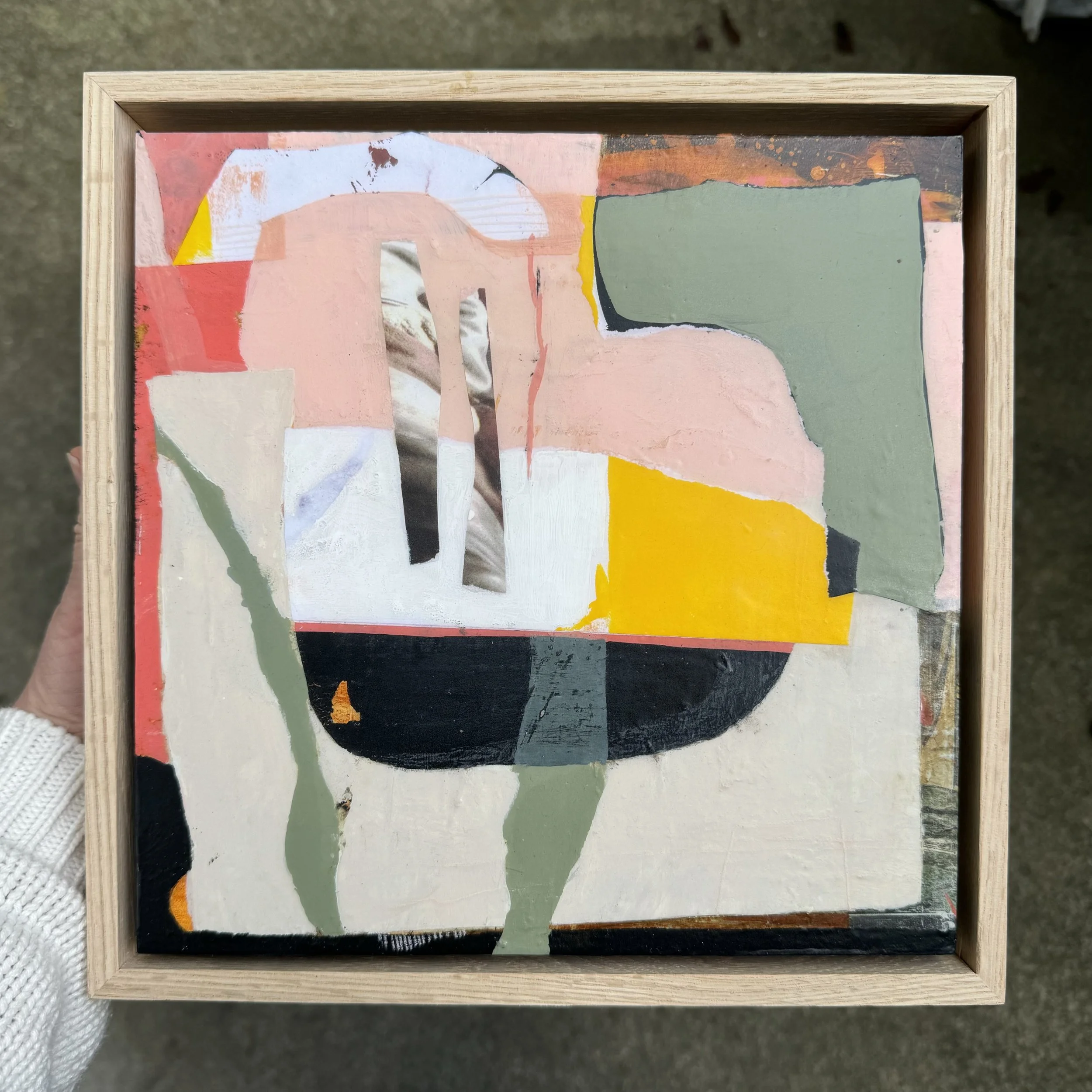 Spectrum of Beauty 2024  |  Mixed media on board, 10 x 10 inches SOLD