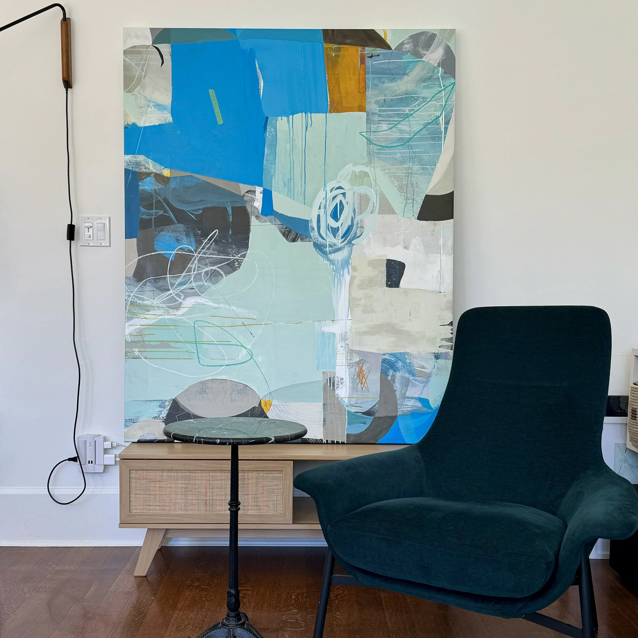 Embracing the Ebb and Flow, 48"x60"