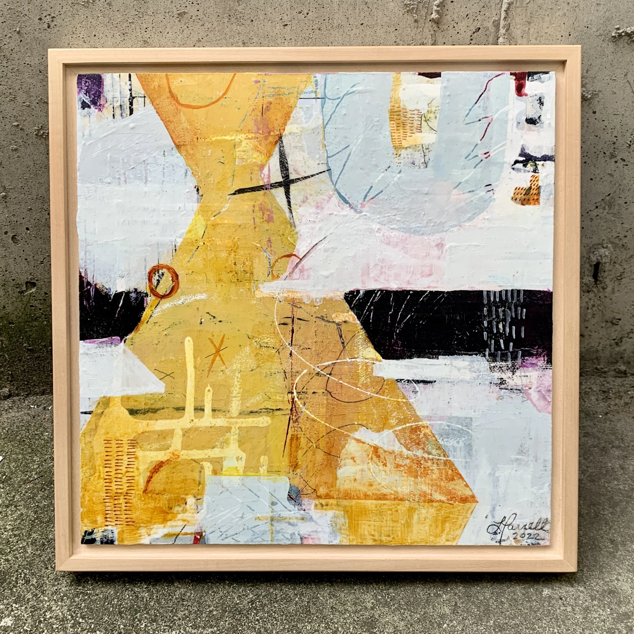 Hourglass - 12x12 inches