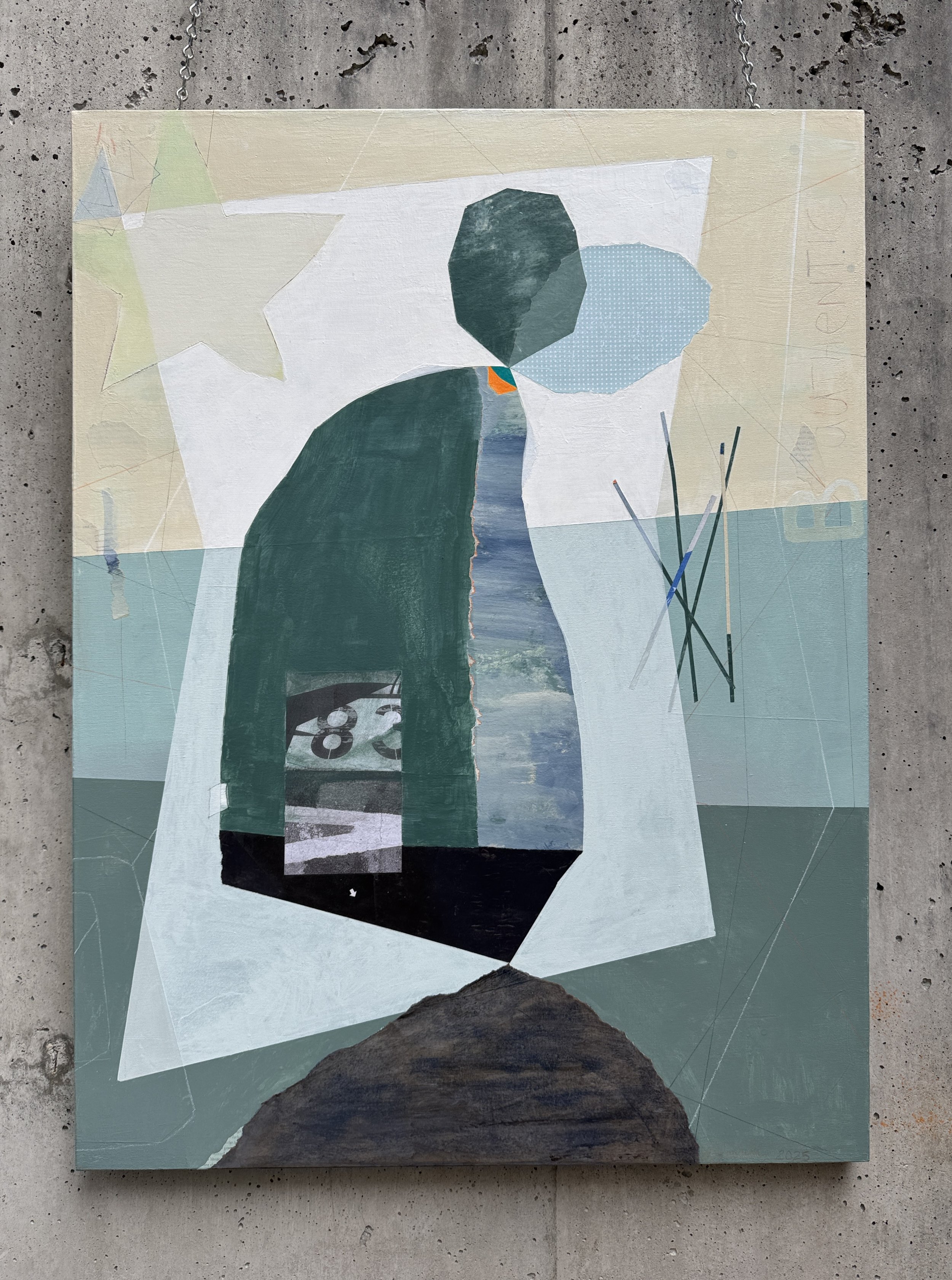 Equilibrium Interrupted - 40x30 inches — Lisa Farrell