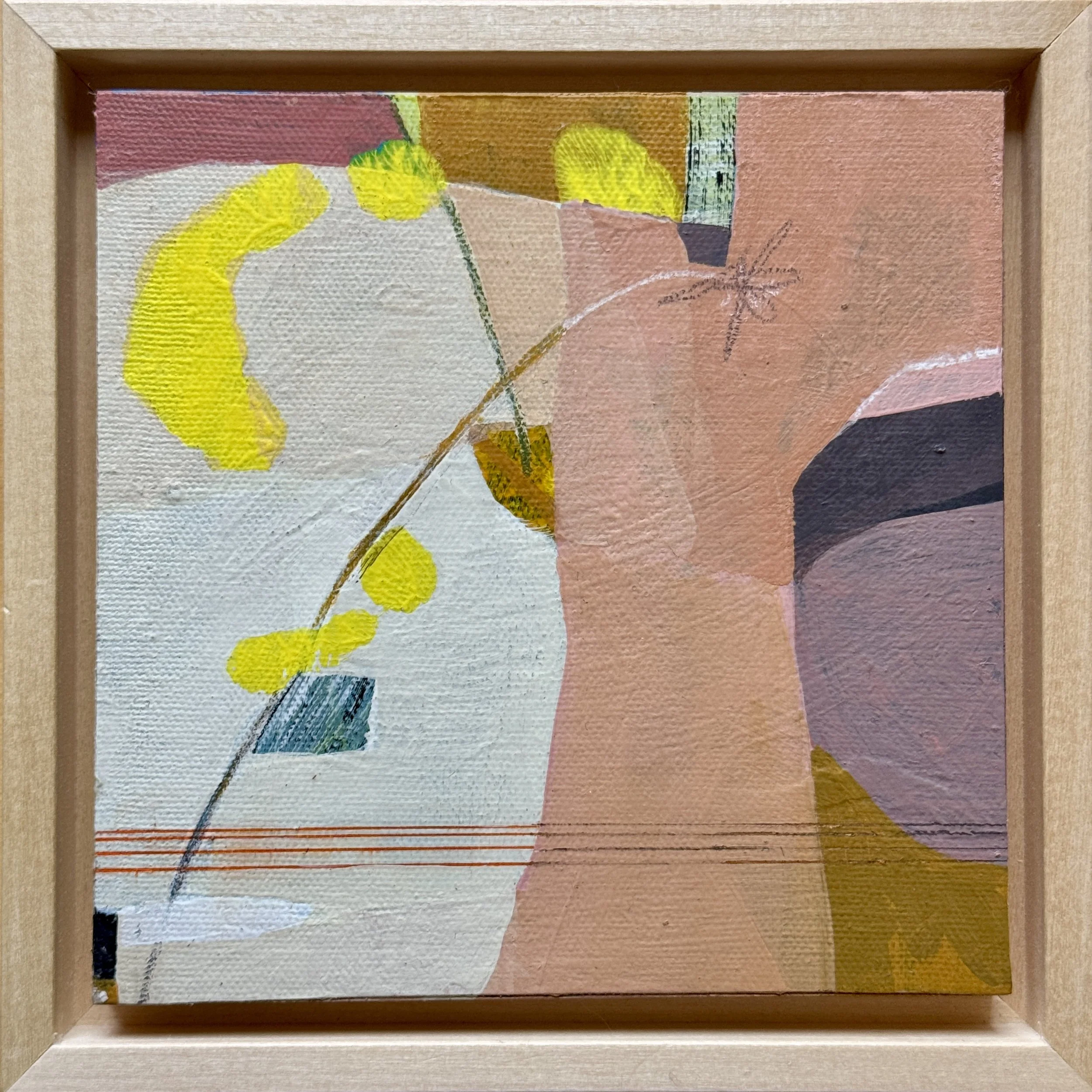 Untitled 1 2025  |  Mixed media on canvas board, 6 x 6 inches SOLD