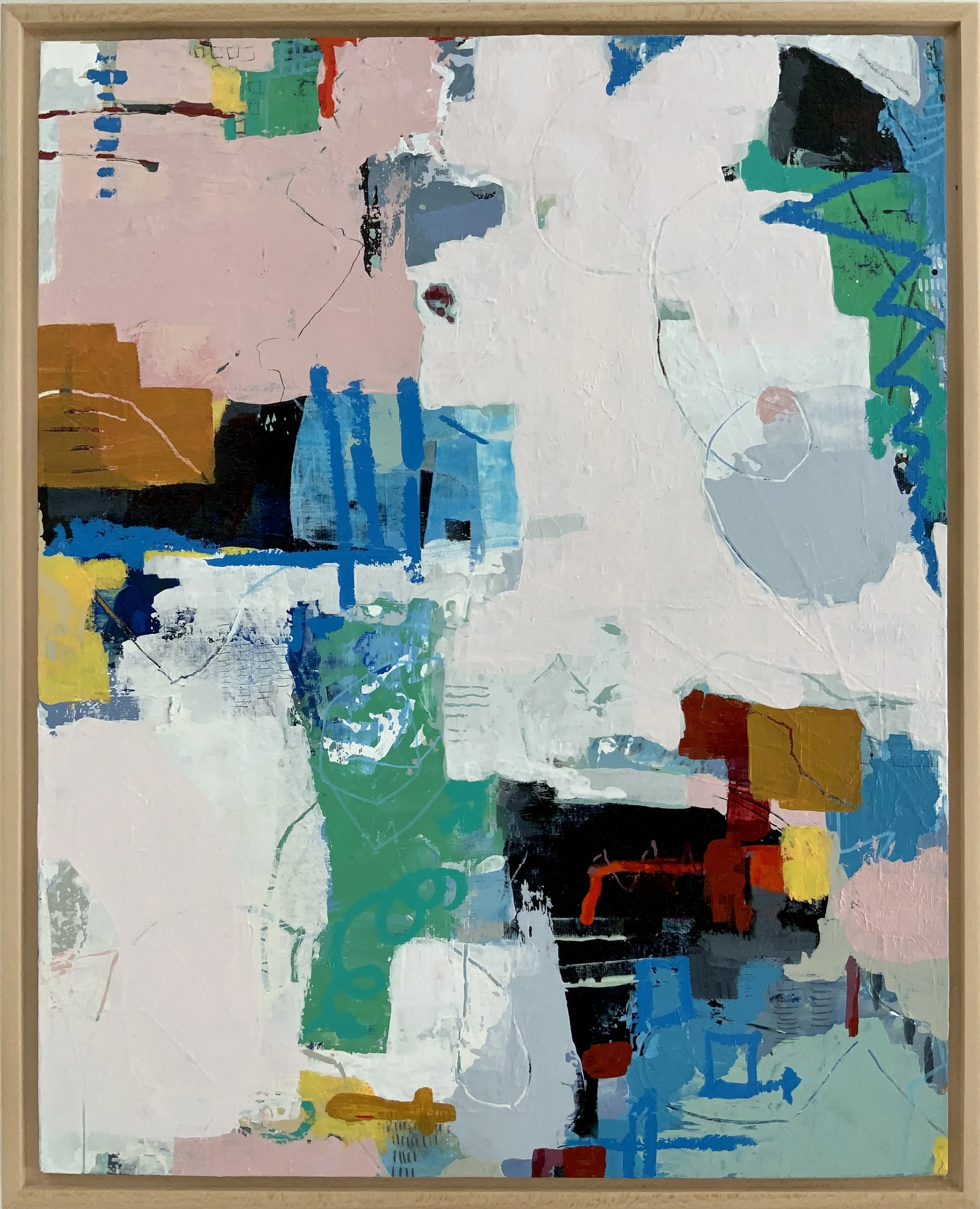 Jabba's Tower 2022  Mixed media on canvas board, 20x16 inches