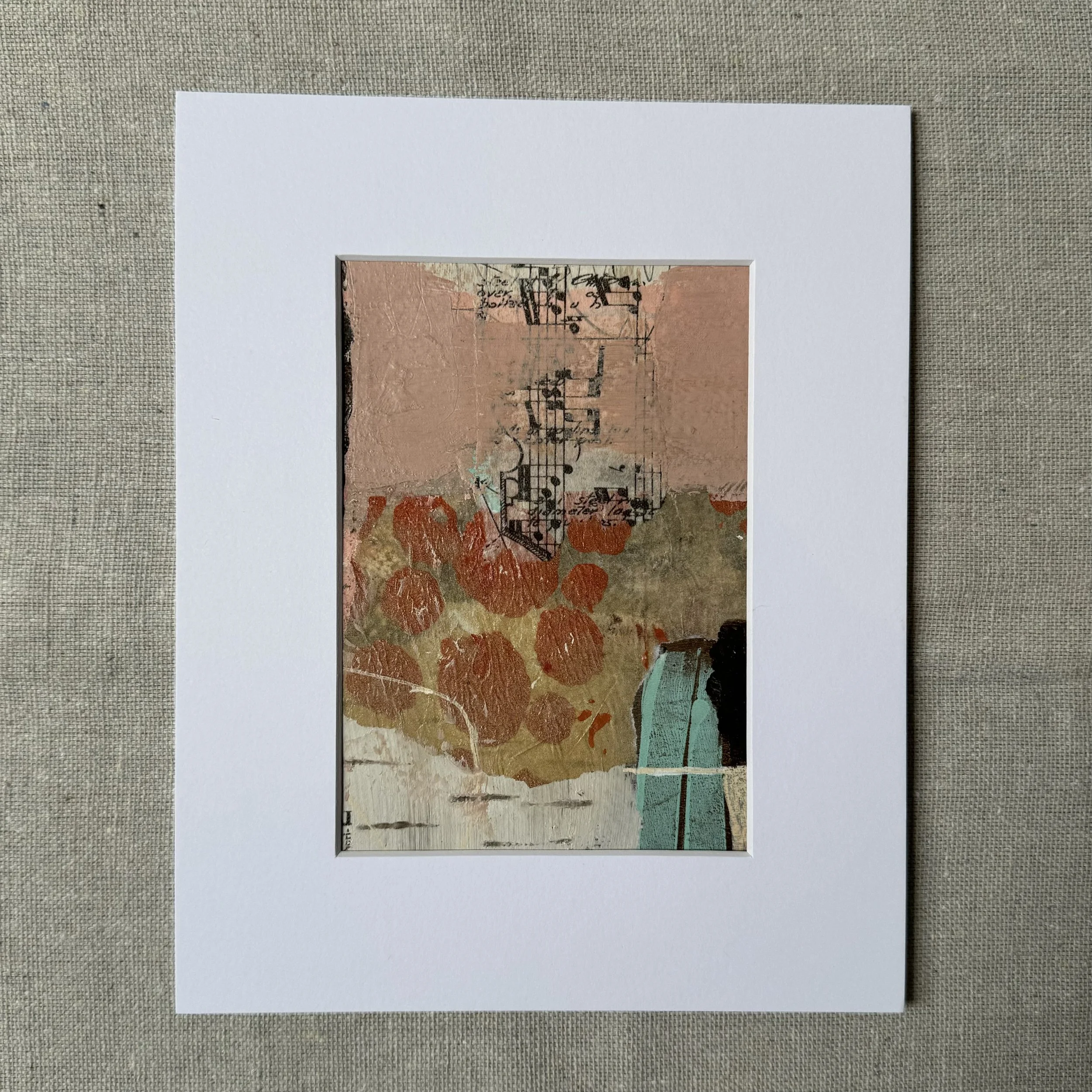 Untitled 7 2023  |  Mixed media on paper, 7 x 5 inches SOLD